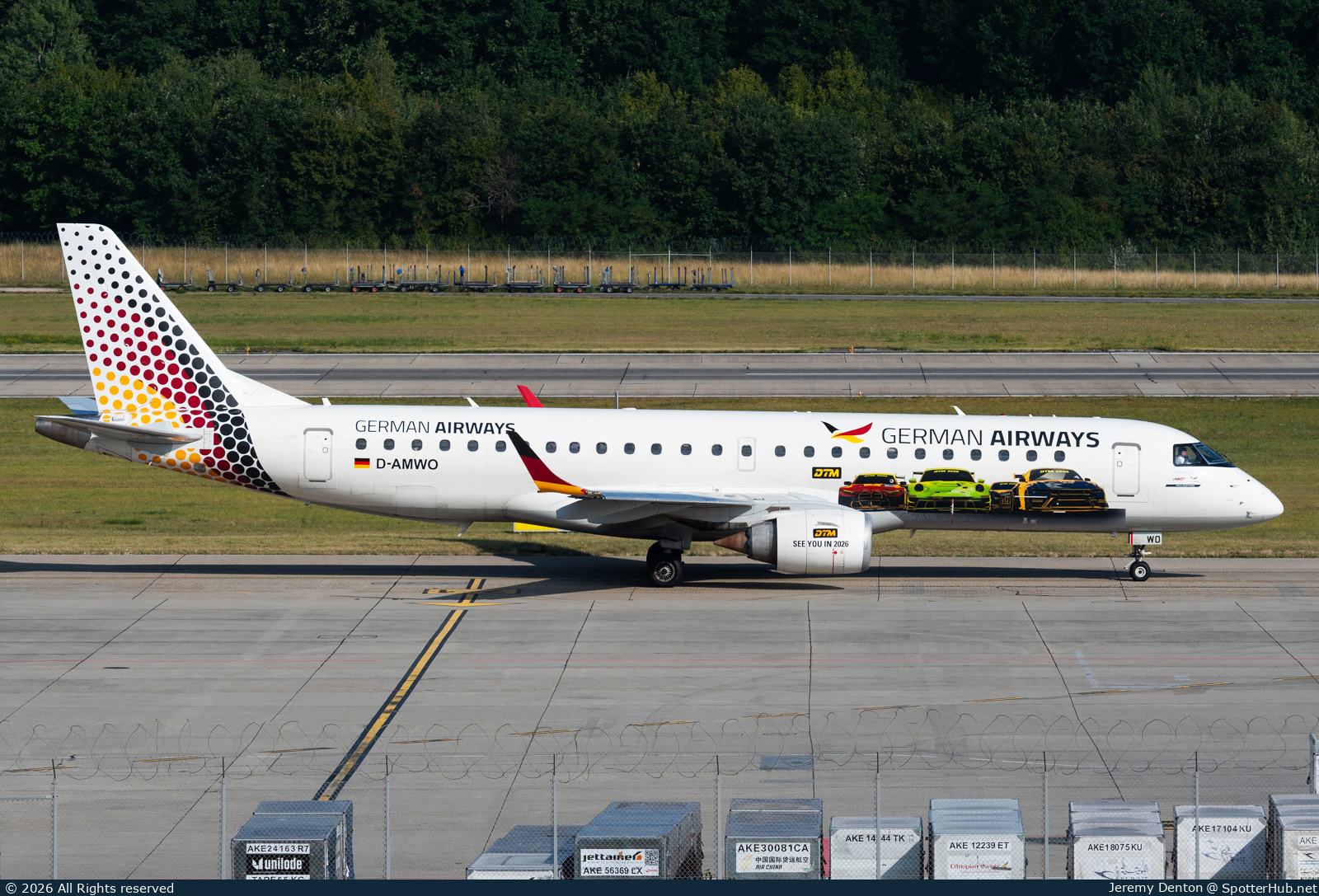 Photo of D-AMWO - Embraer ERJ-190AR operated by German Airways