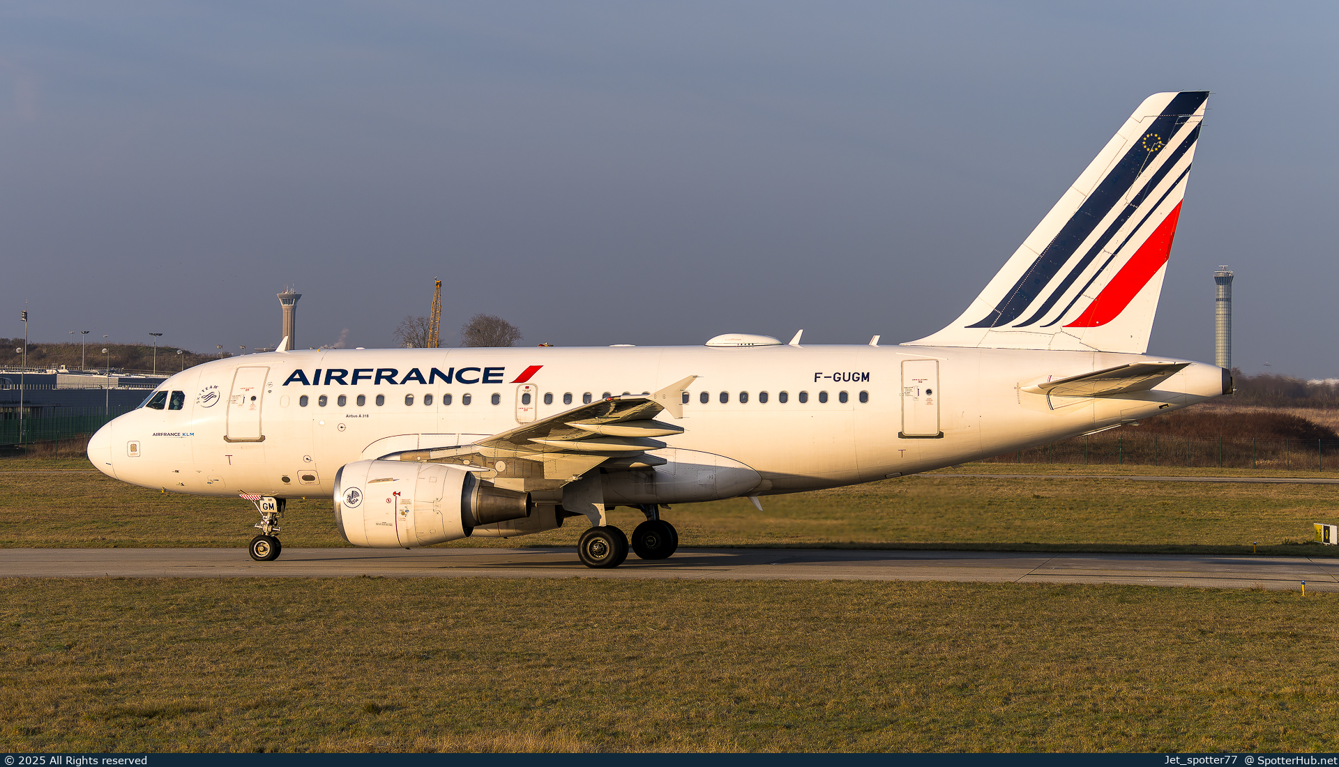 Photo of F-GUGM - Airbus A318-111 operated by Air France