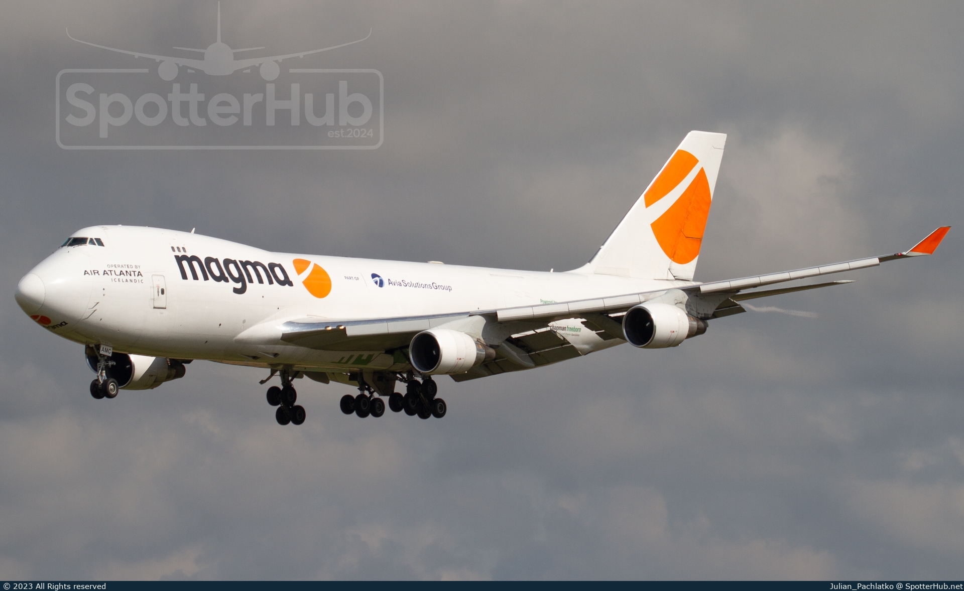 Photo of TF-AMC - Boeing 747-2B3F operated by Saudi Arabian Airlines Cargo (opb Air Atlanta Icelandic)