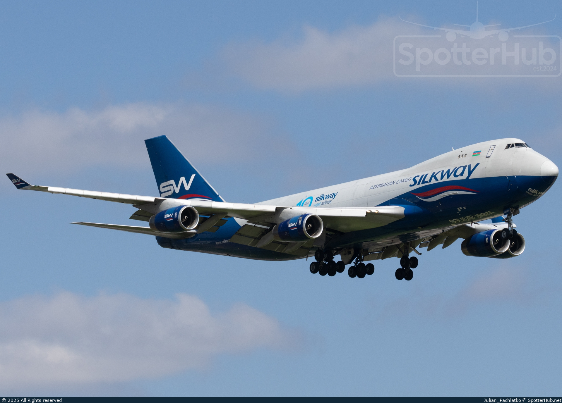 Photo of 4K-SW800 - Boeing 747-4R7F operated by Silk Way West Airlines
