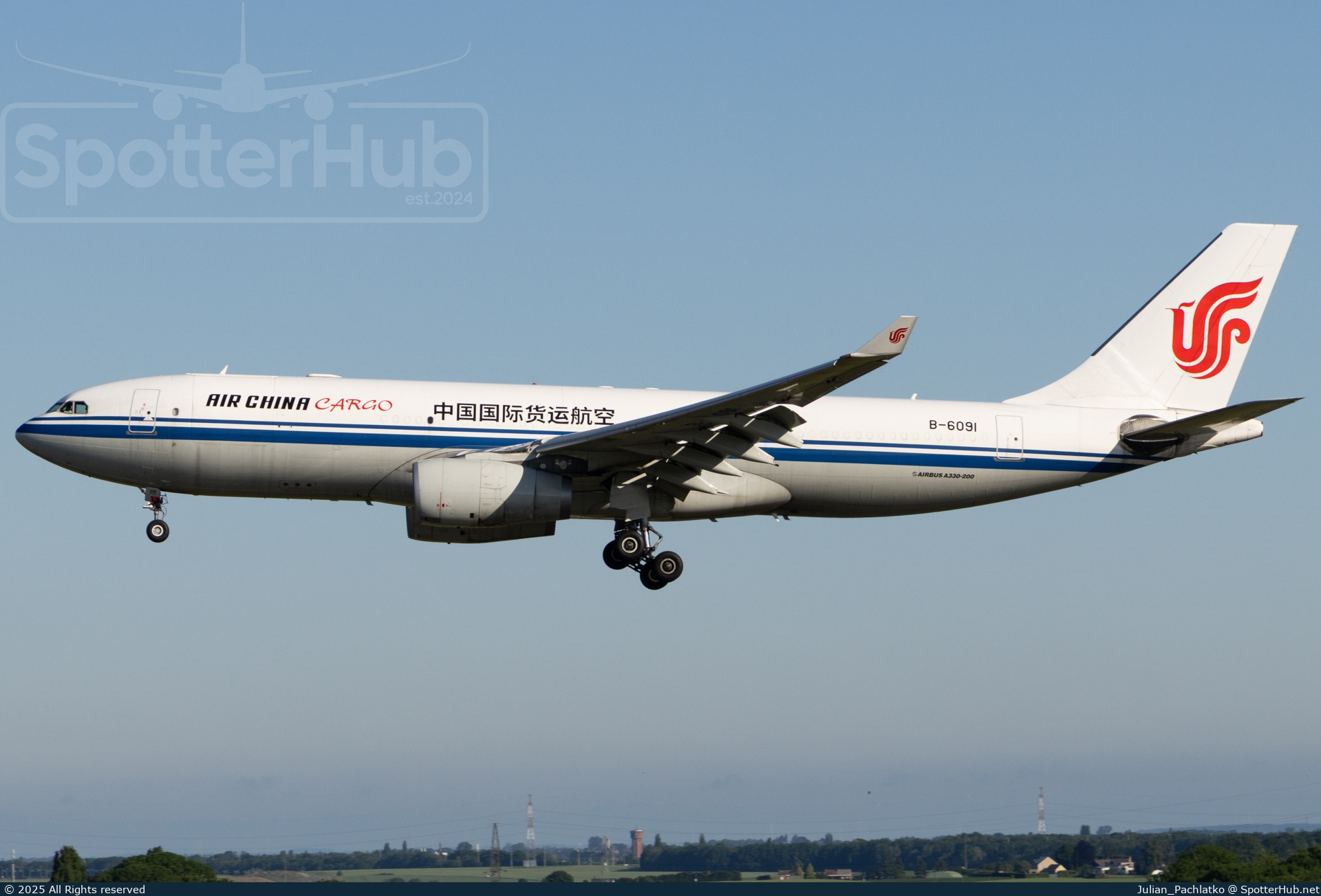 Photo of B-6091 - Airbus A330-243(P2F) operated by Air China Cargo