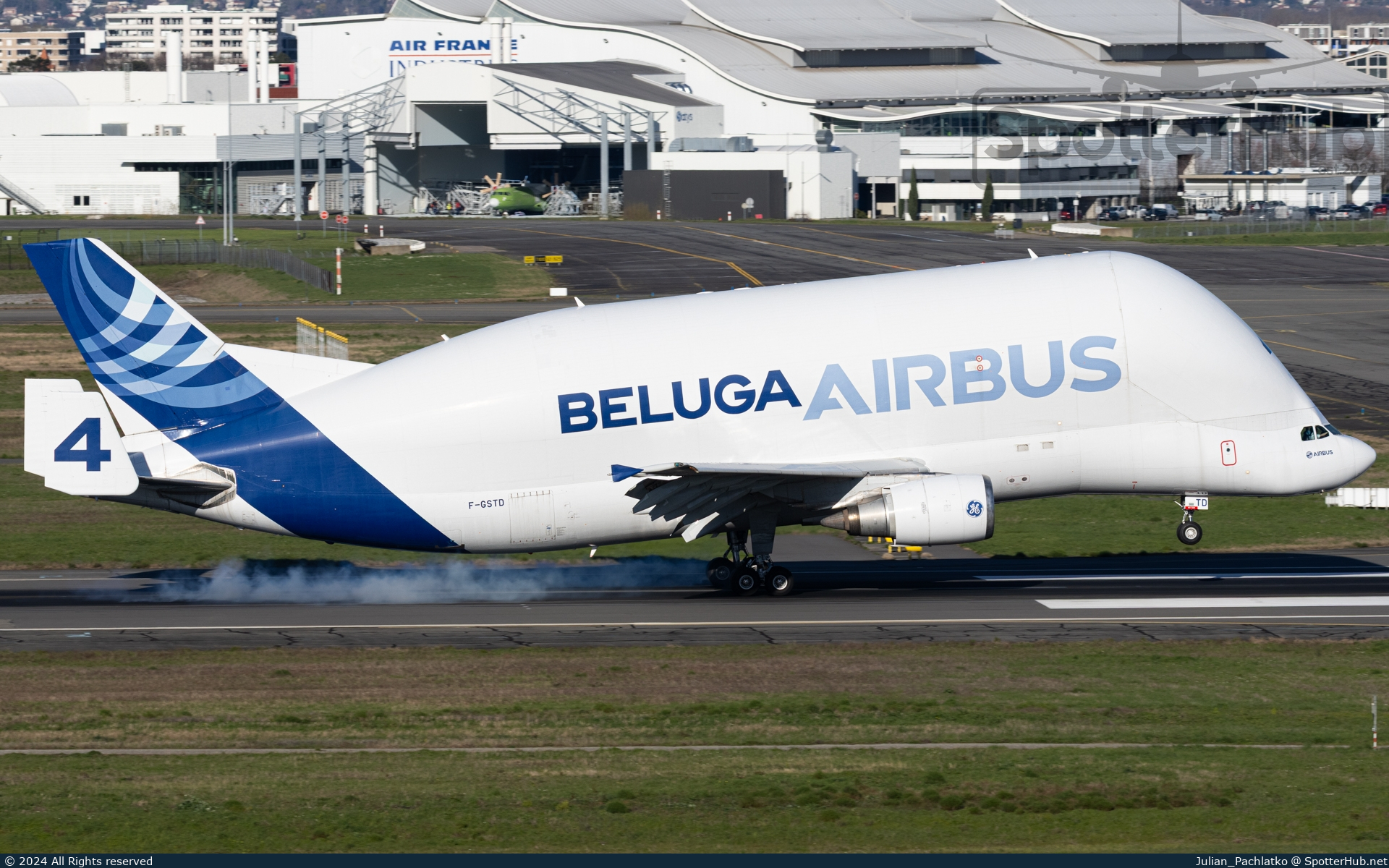 Photo of F-GSTD - Airbus A300-608ST Beluga operated by Airbus Transport International