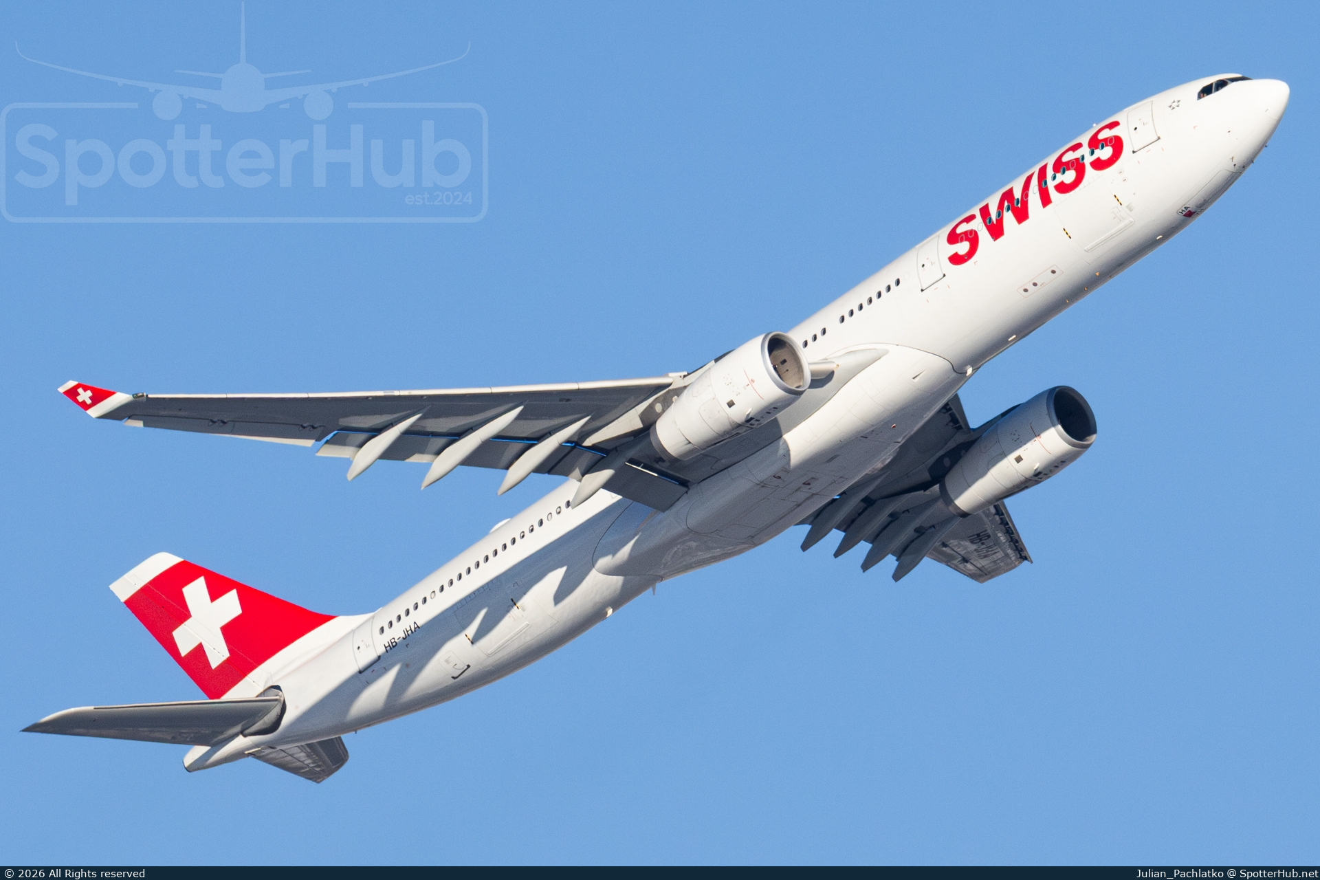 Photo of HB-JHA - Airbus A330-343 operated by Swiss International Air Lines