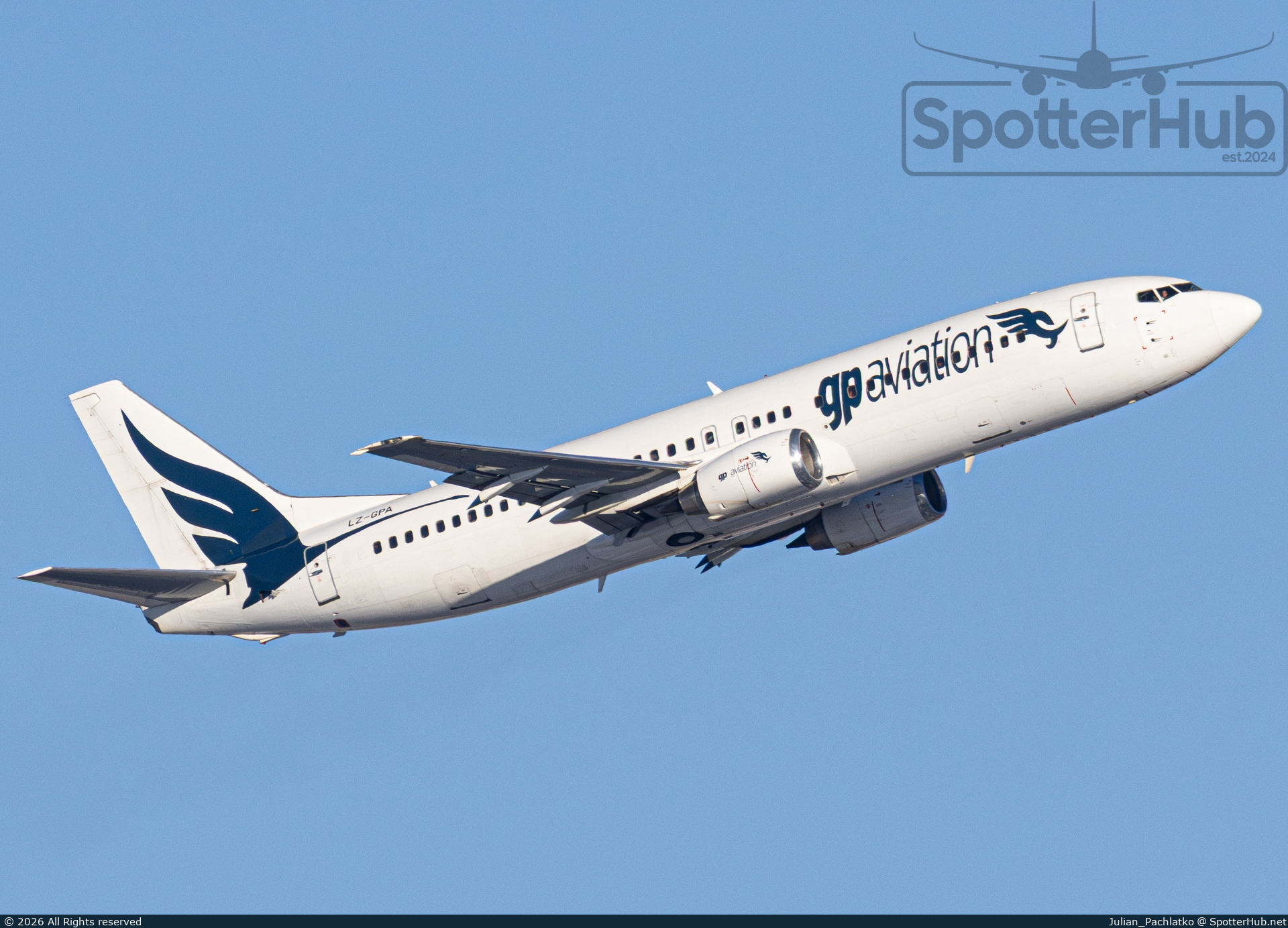 Photo of LZ-GPA - Boeing 737-430 operated by GP Aviation