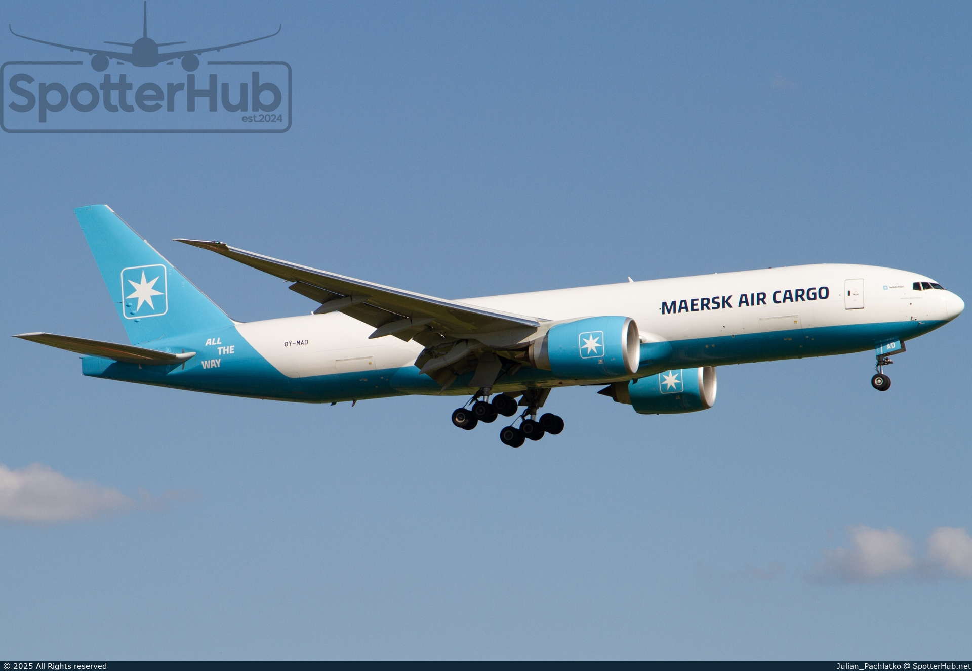 Photo of OY-MAD - Boeing 777-F operated by Maersk Air Cargo