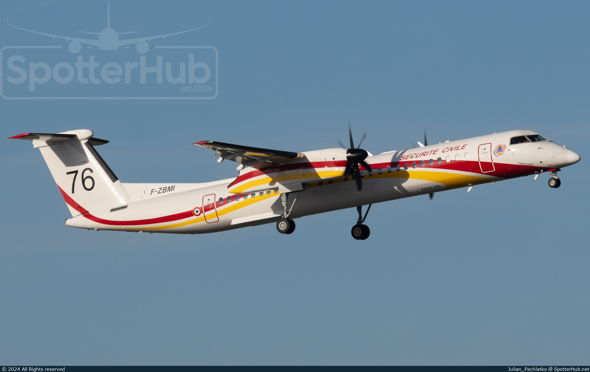 Photo of F-ZBMI - De Havilland Canada DHC-8-402 Dash 8 Q400 MR operated by French Ministry of the Interior - Sécurité Civile