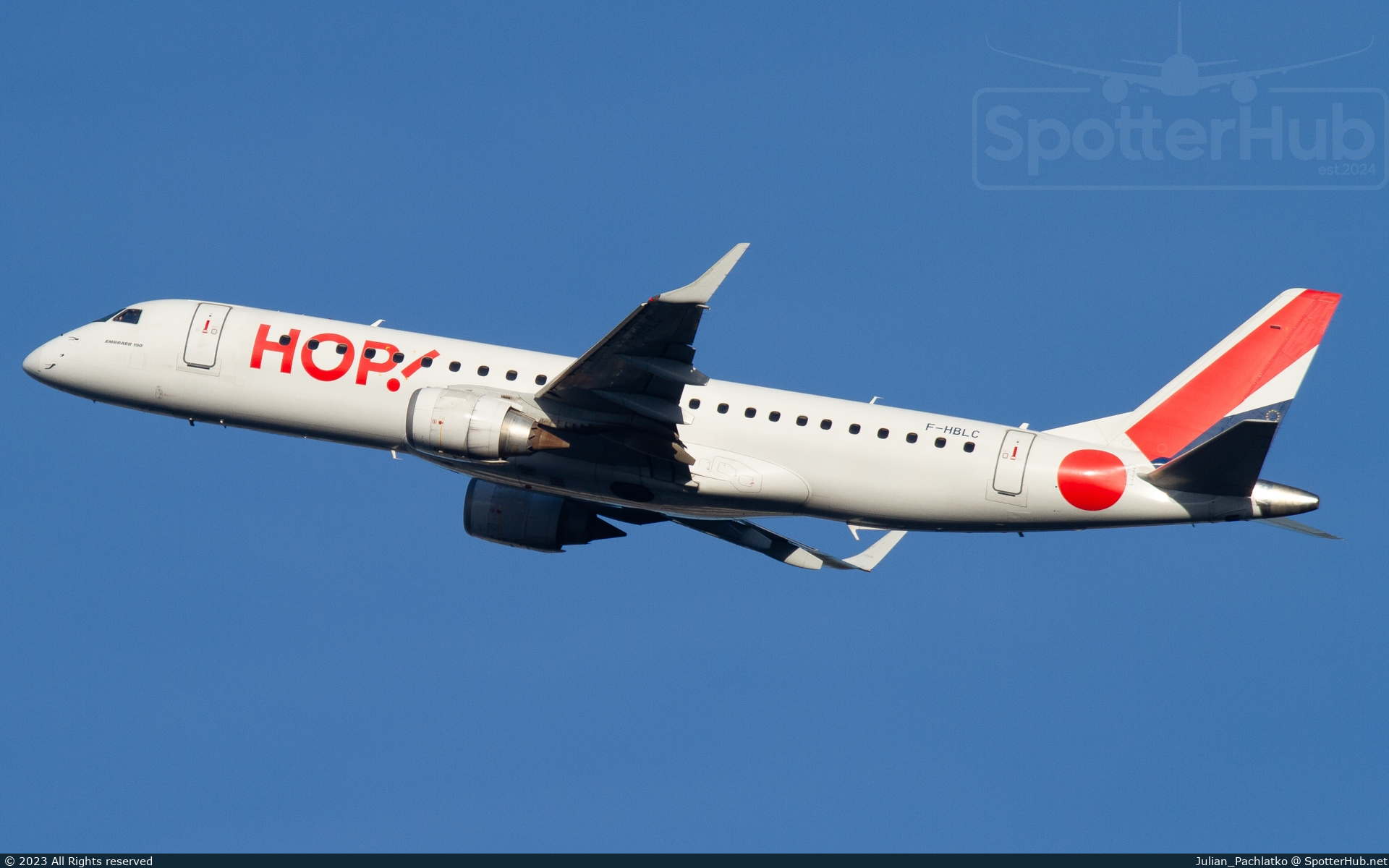 Photo of F-HBLC - Embraer ERJ-190LR operated by Air France HOP