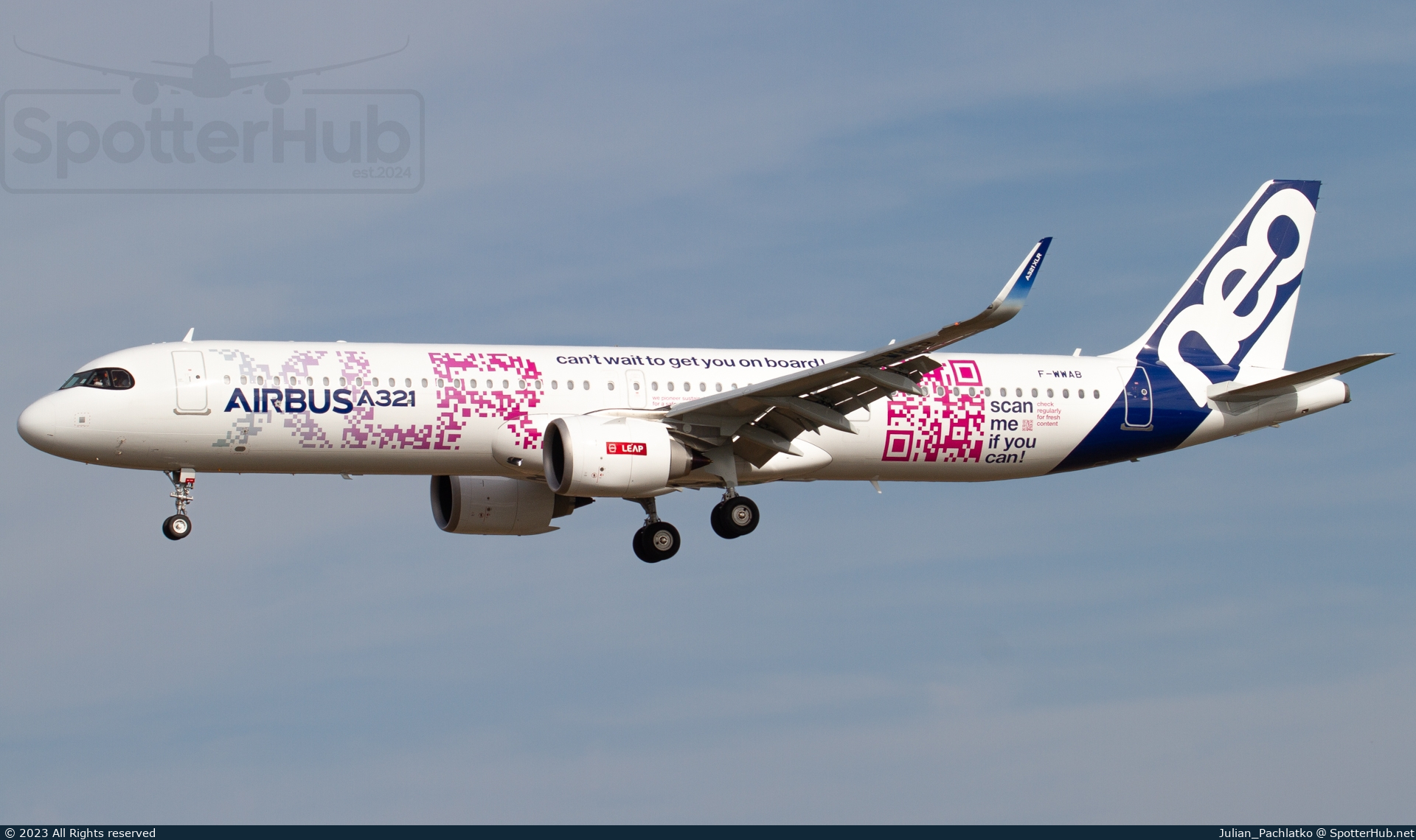 Photo of F-WWAB - Airbus A321-253NY operated by Airbus Industrie