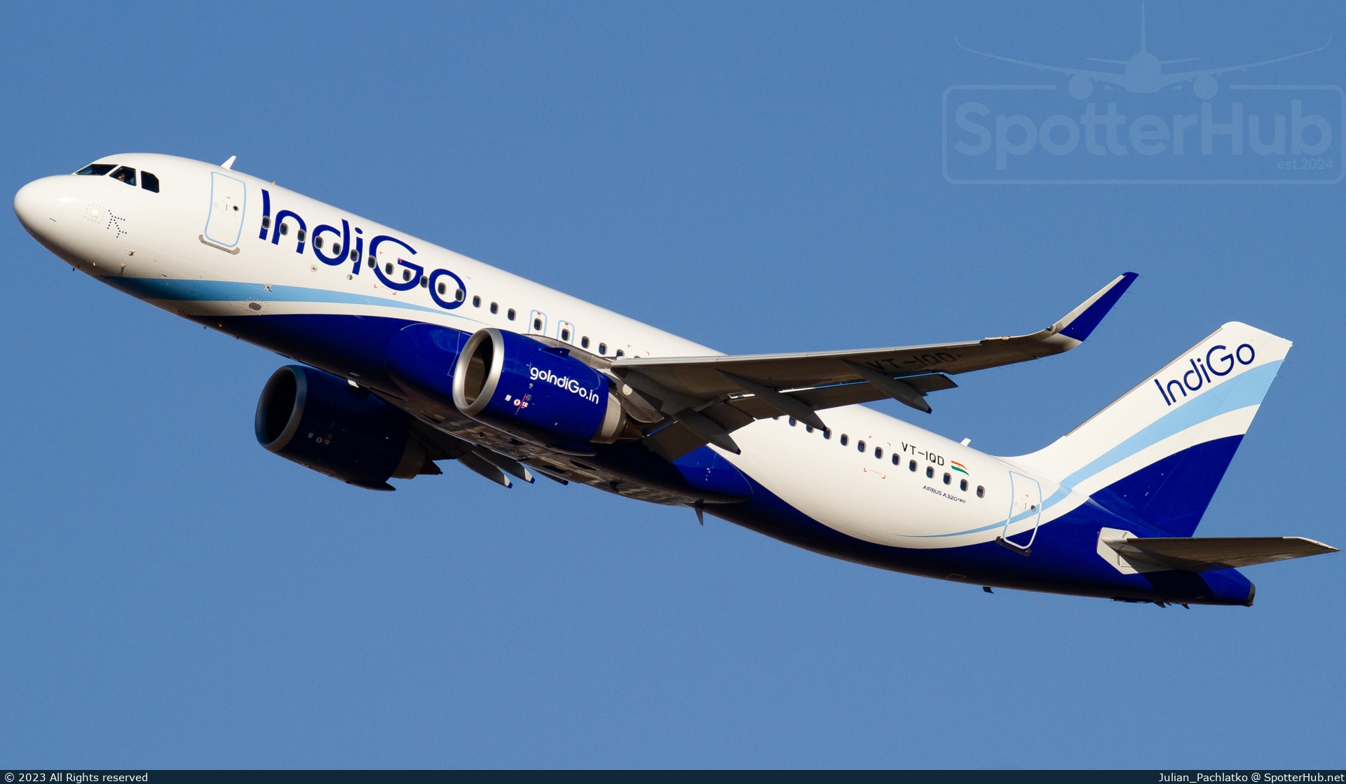 Photo of VT-IQD - Airbus A320-251N operated by IndiGo