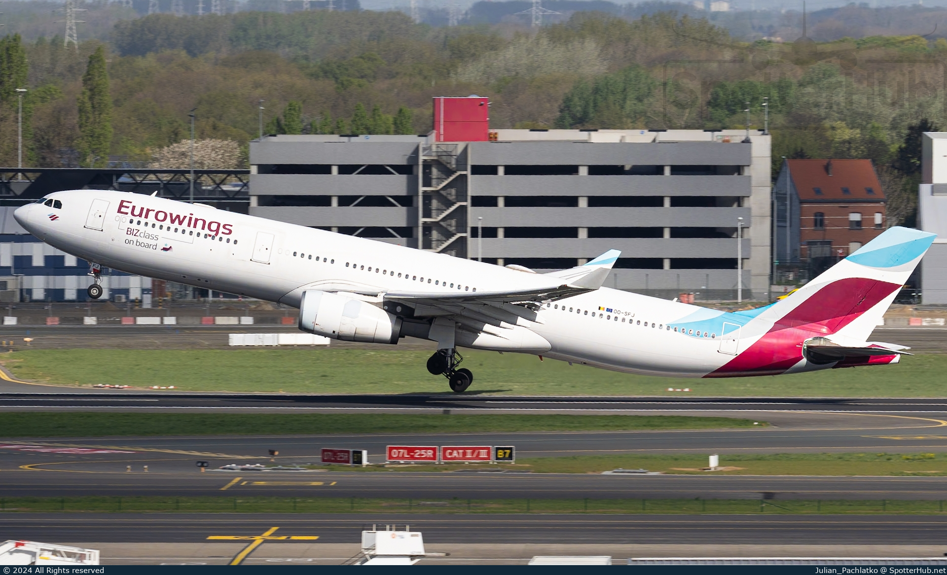 Photo of OO-SFJ - Airbus A330-343 operated by Eurowings (opb Brussels Airlines)