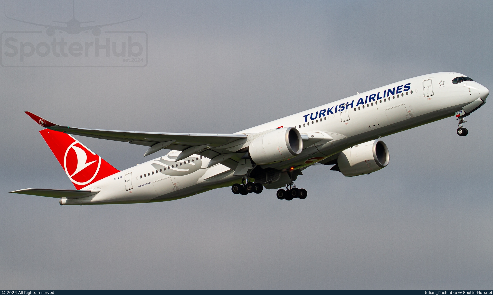 Photo of TC-LGB - Airbus A350-941 operated by Turkish Airlines