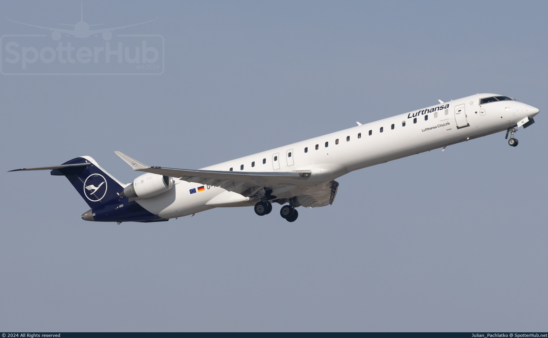Photo of D-ACNI - Bombardier CRJ-900LR operated by Lufthansa CityLine