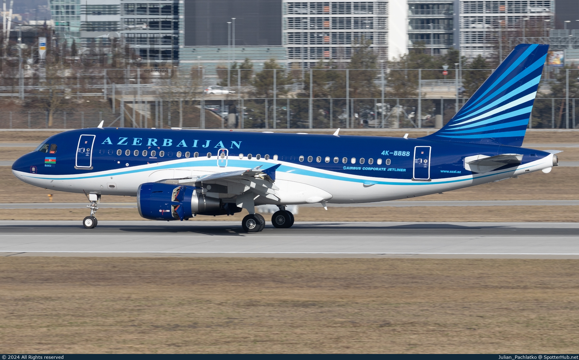Photo of 4K-8888 - Airbus A319-115(CJ) operated by Government of Azerbaijan
