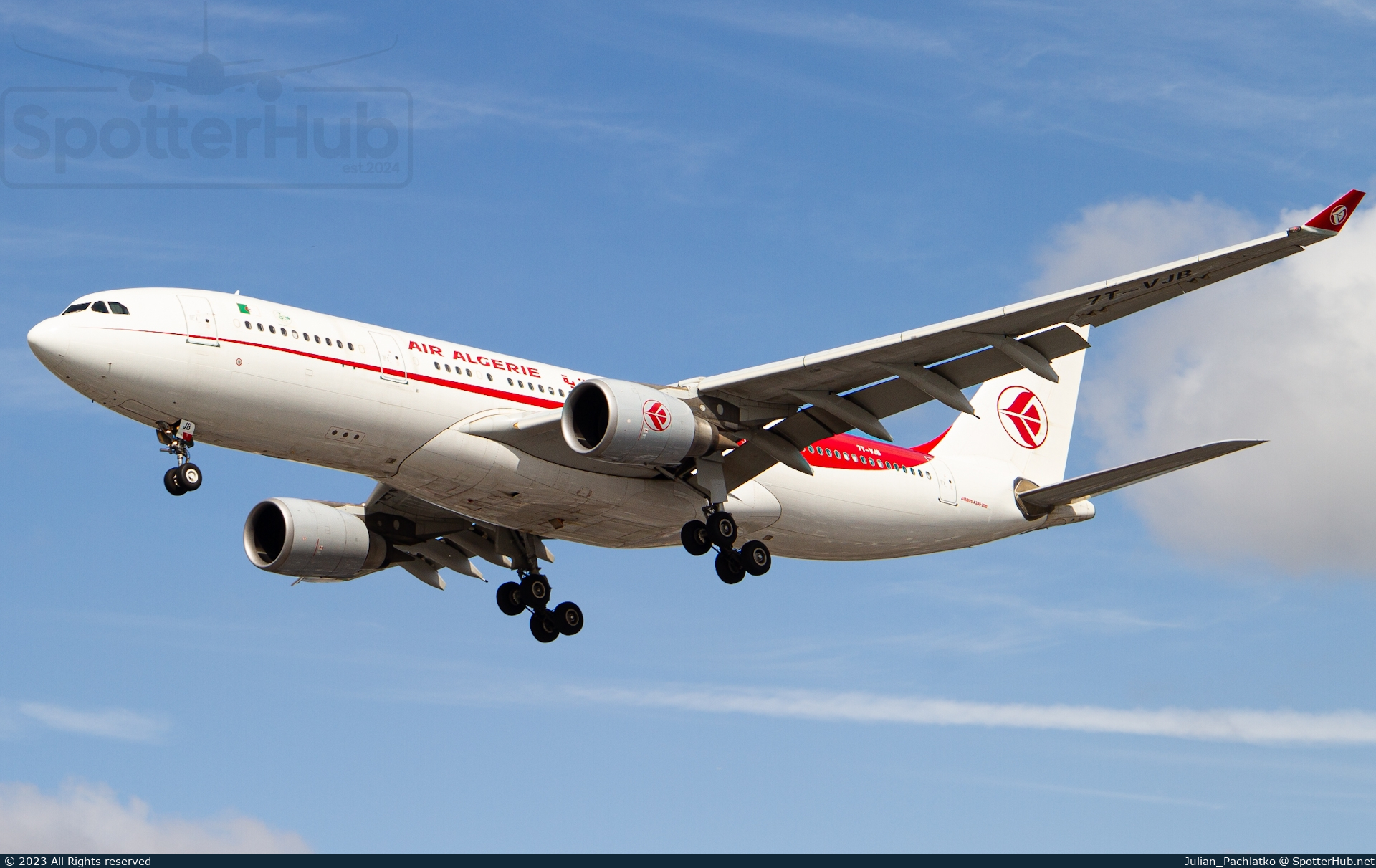 Photo of 7T-VJB - Airbus A330-202 operated by Air Algérie