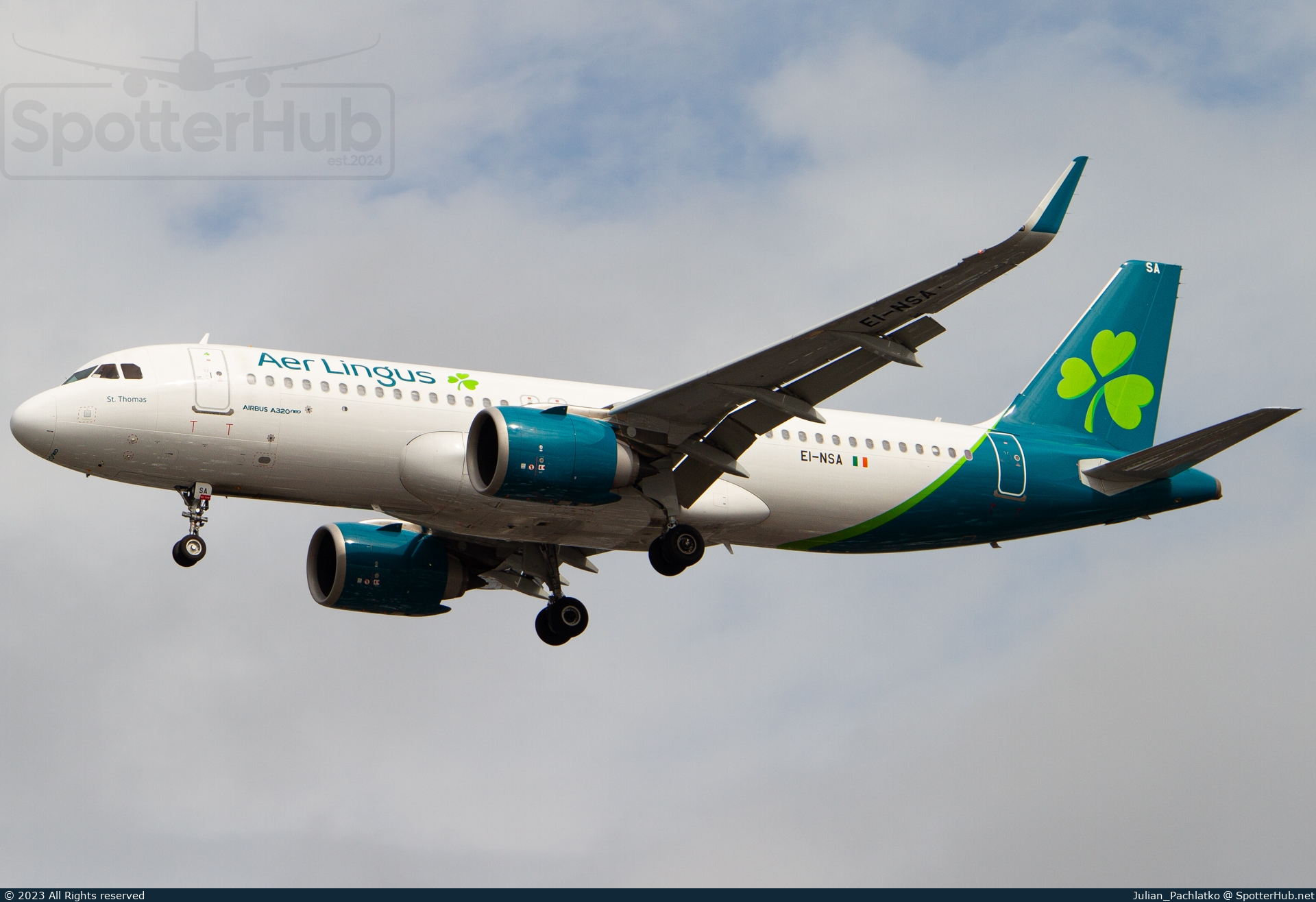 Photo of EI-NSA - Airbus A320-251N operated by Aer Lingus