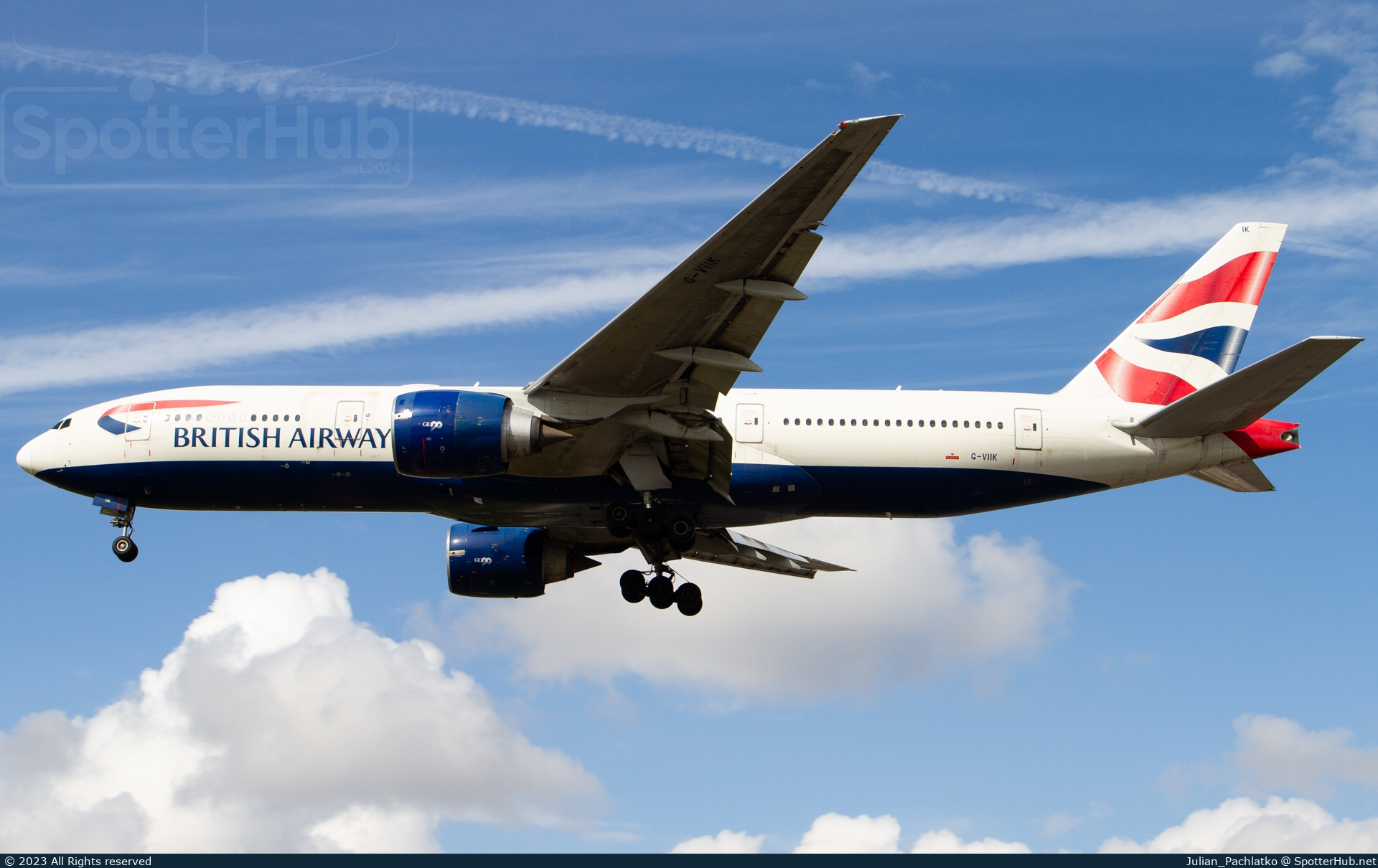 Photo of G-VIIK - Boeing 777-236(ER) operated by British Airways