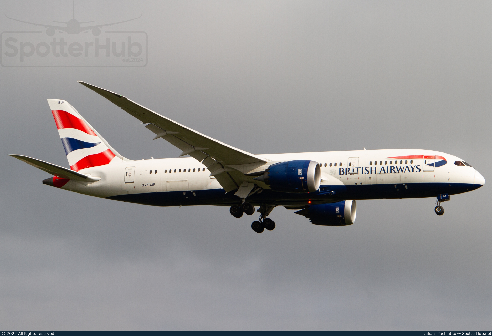 Photo of G-ZBJF - Boeing 787-8 Dreamliner operated by British Airways