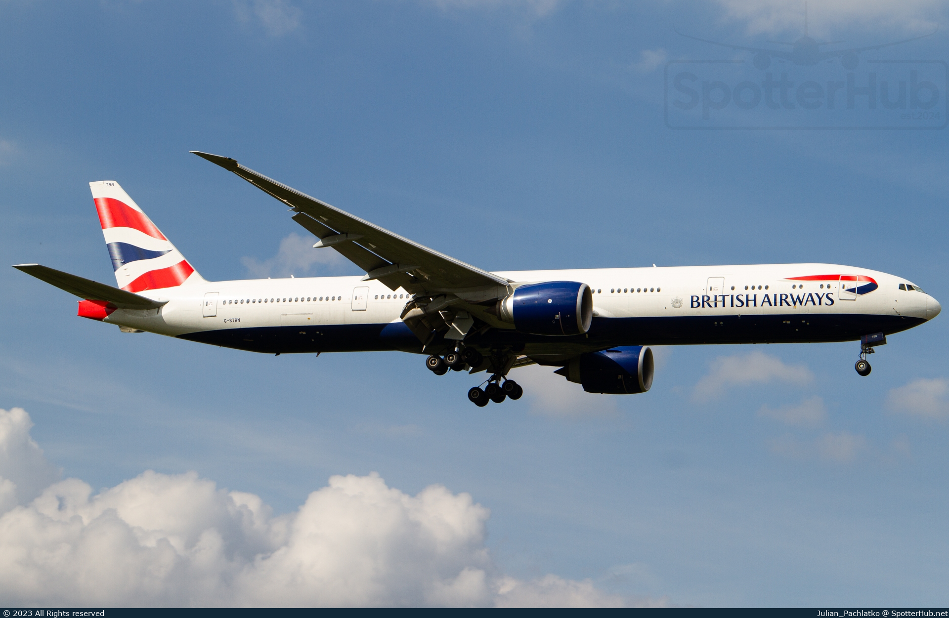 Photo of G-STBN - Boeing 777-336(ER) operated by British Airways