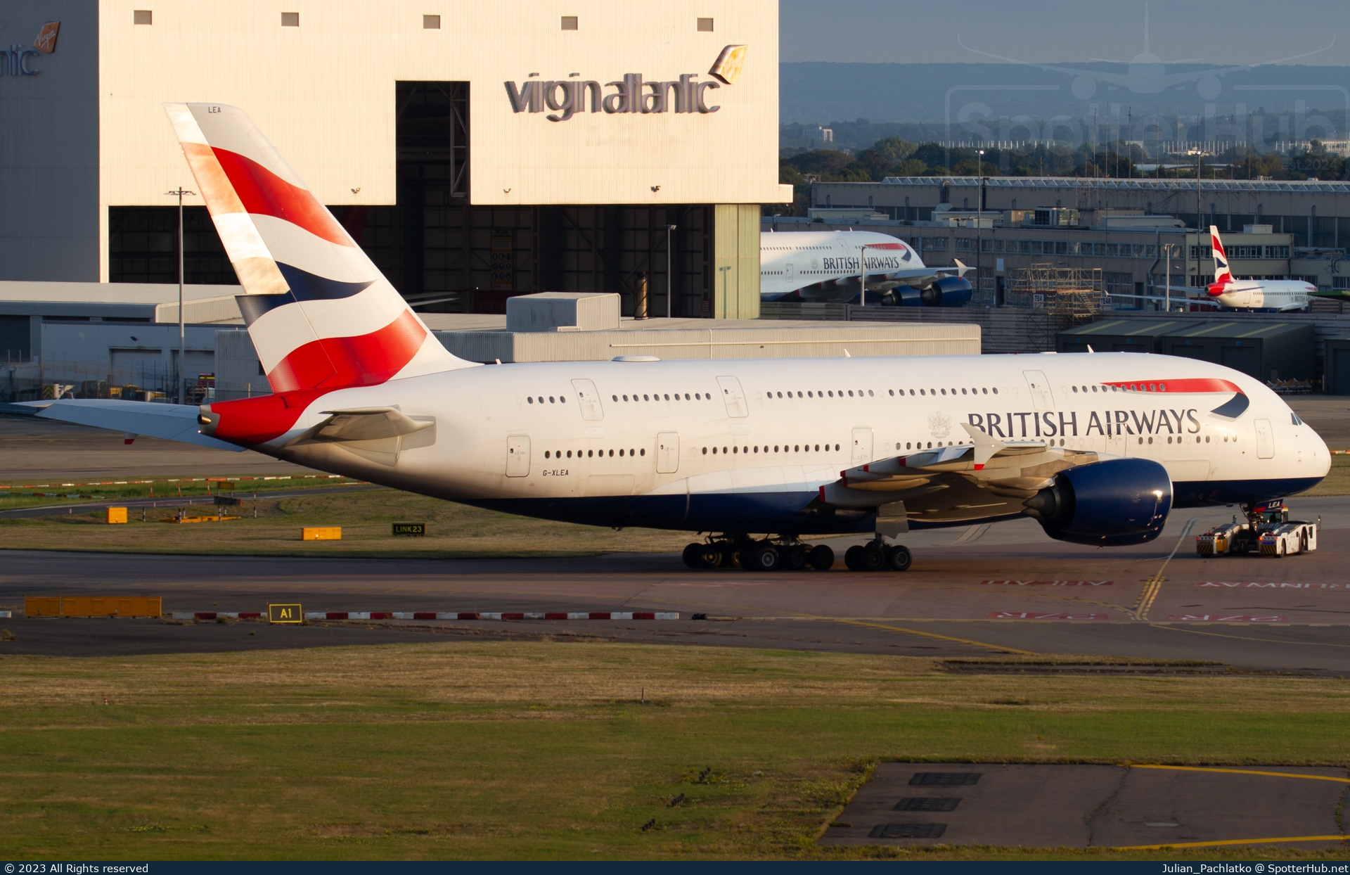 Photo of G-XLEA - Airbus A380-841 operated by British Airways