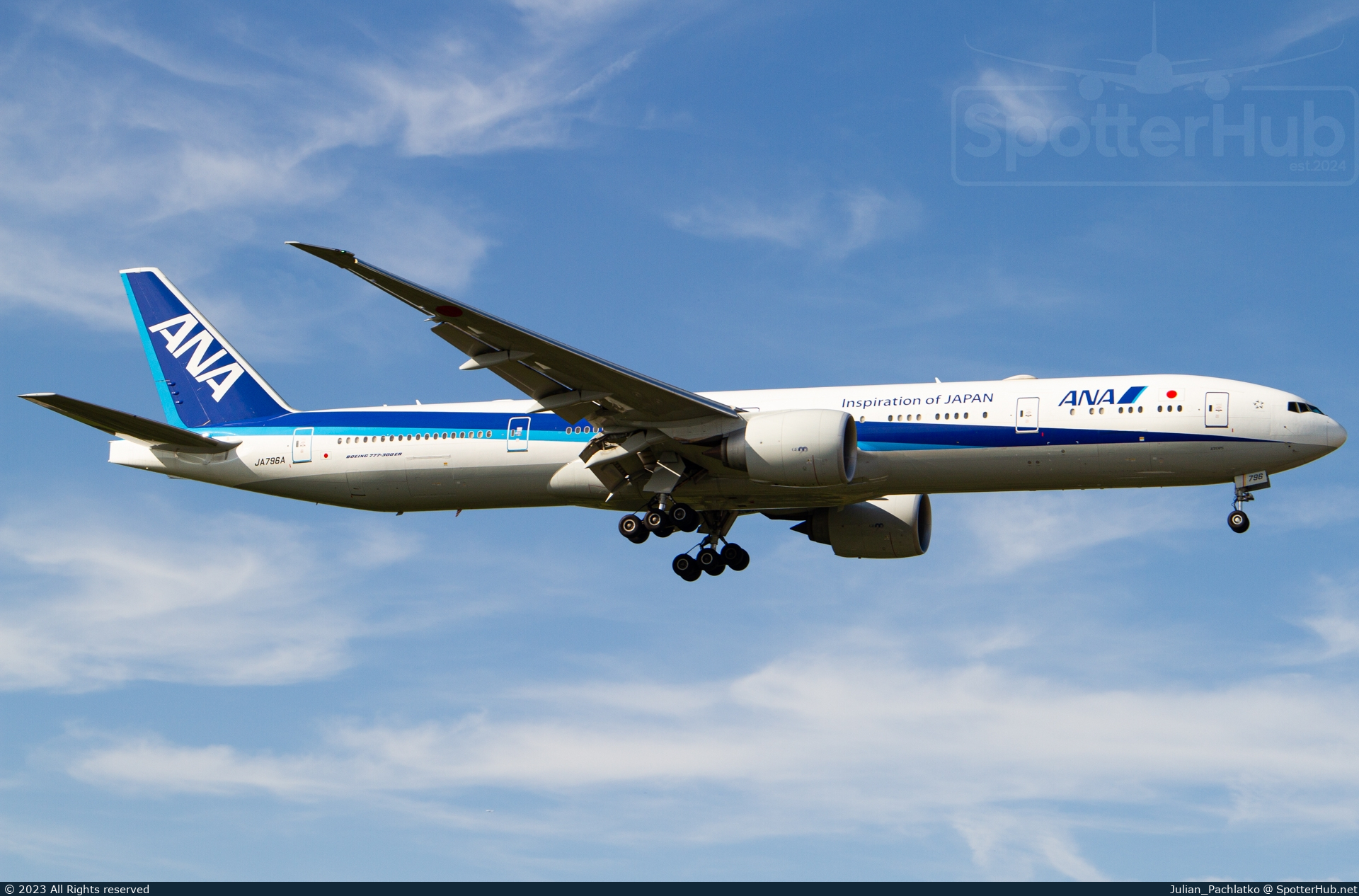 Photo of JA796A - Boeing 777-300(ER) operated by ANA All Nippon Airways