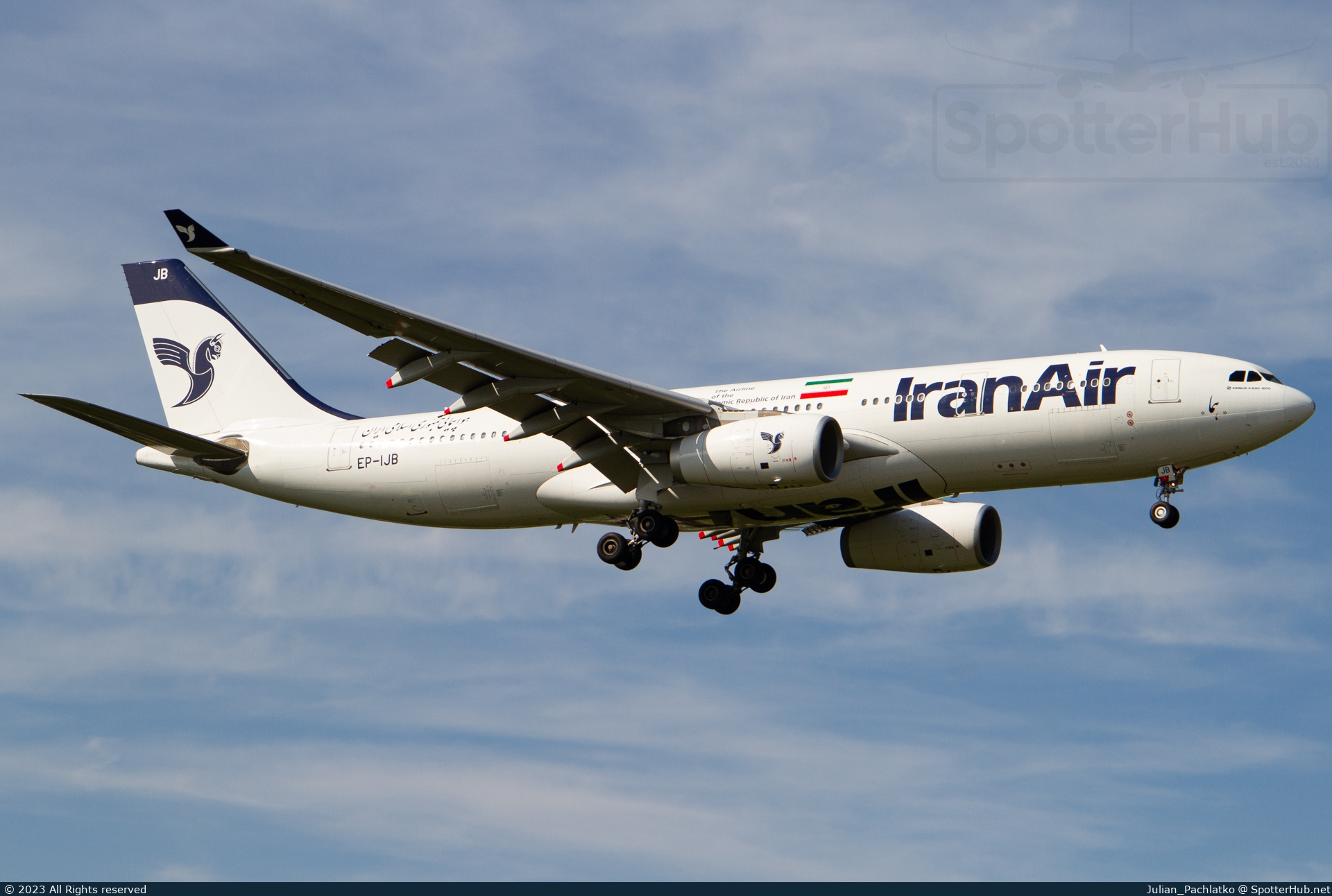 Photo of EP-IJB - Airbus A330-243 operated by Iran Air