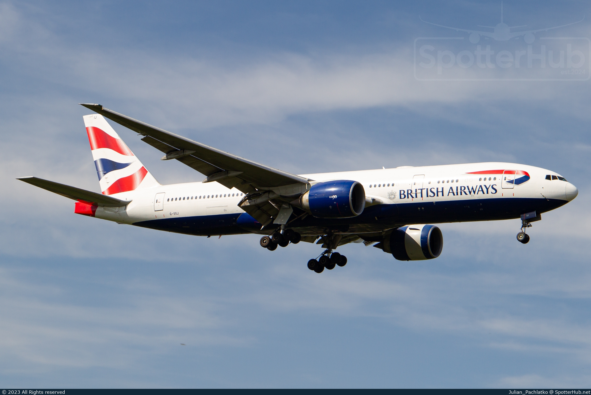 Photo of G-VIIJ - Boeing 777-236(ER) operated by British Airways