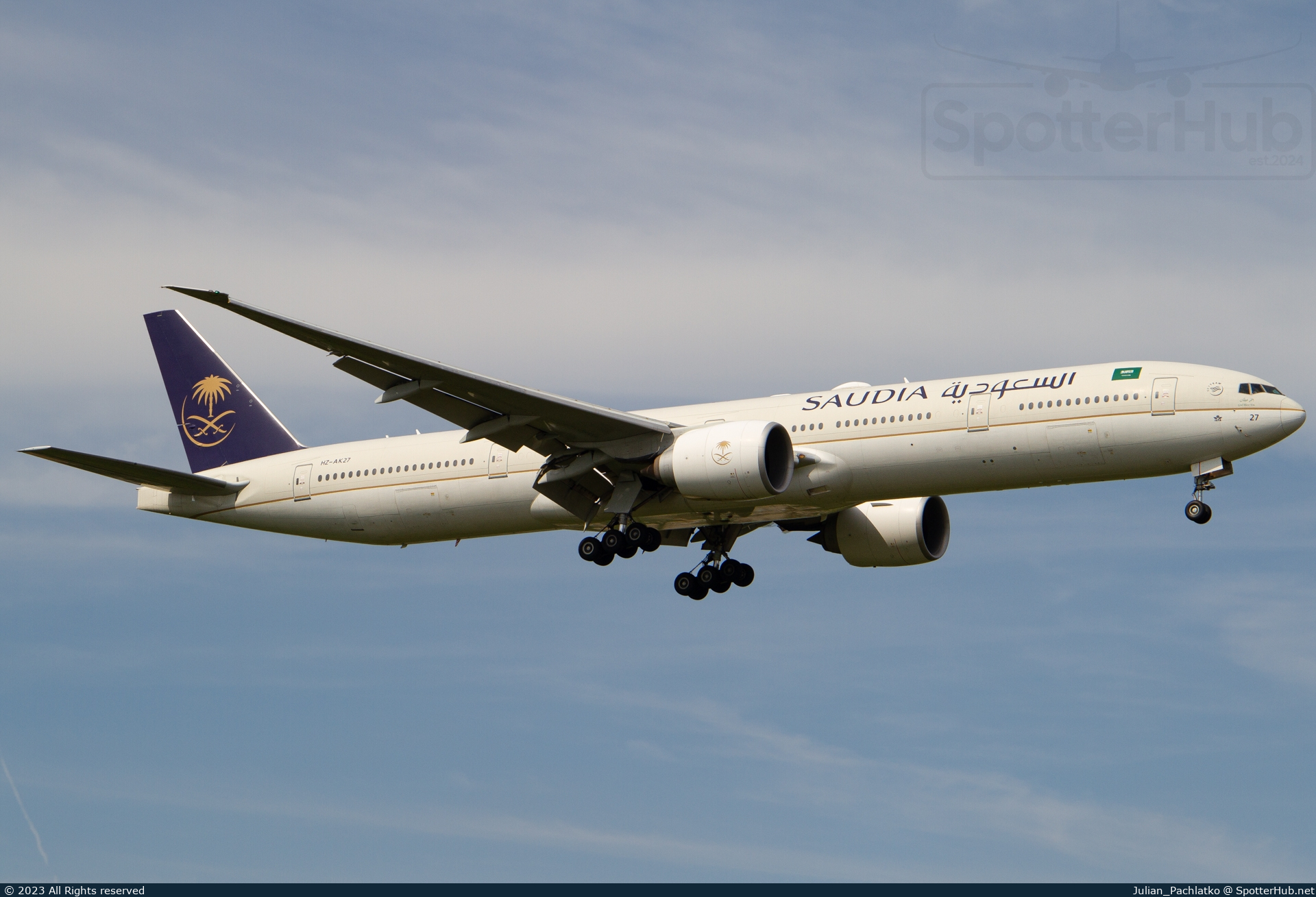 Photo of HZ-AK27 - Boeing 777-368(ER) operated by Saudia