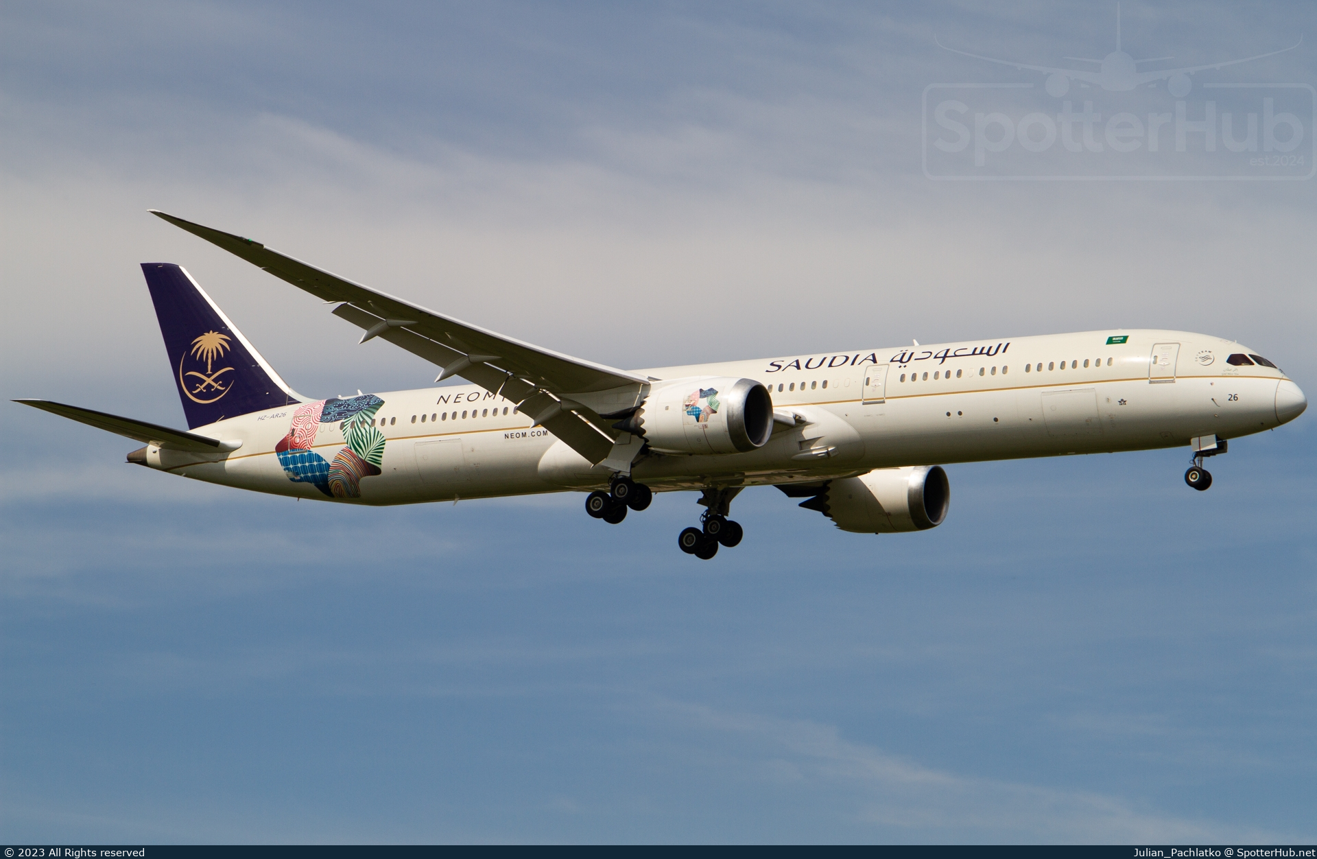 Photo of HZ-AR26 - Boeing 787-10 Dreamliner operated by Saudia