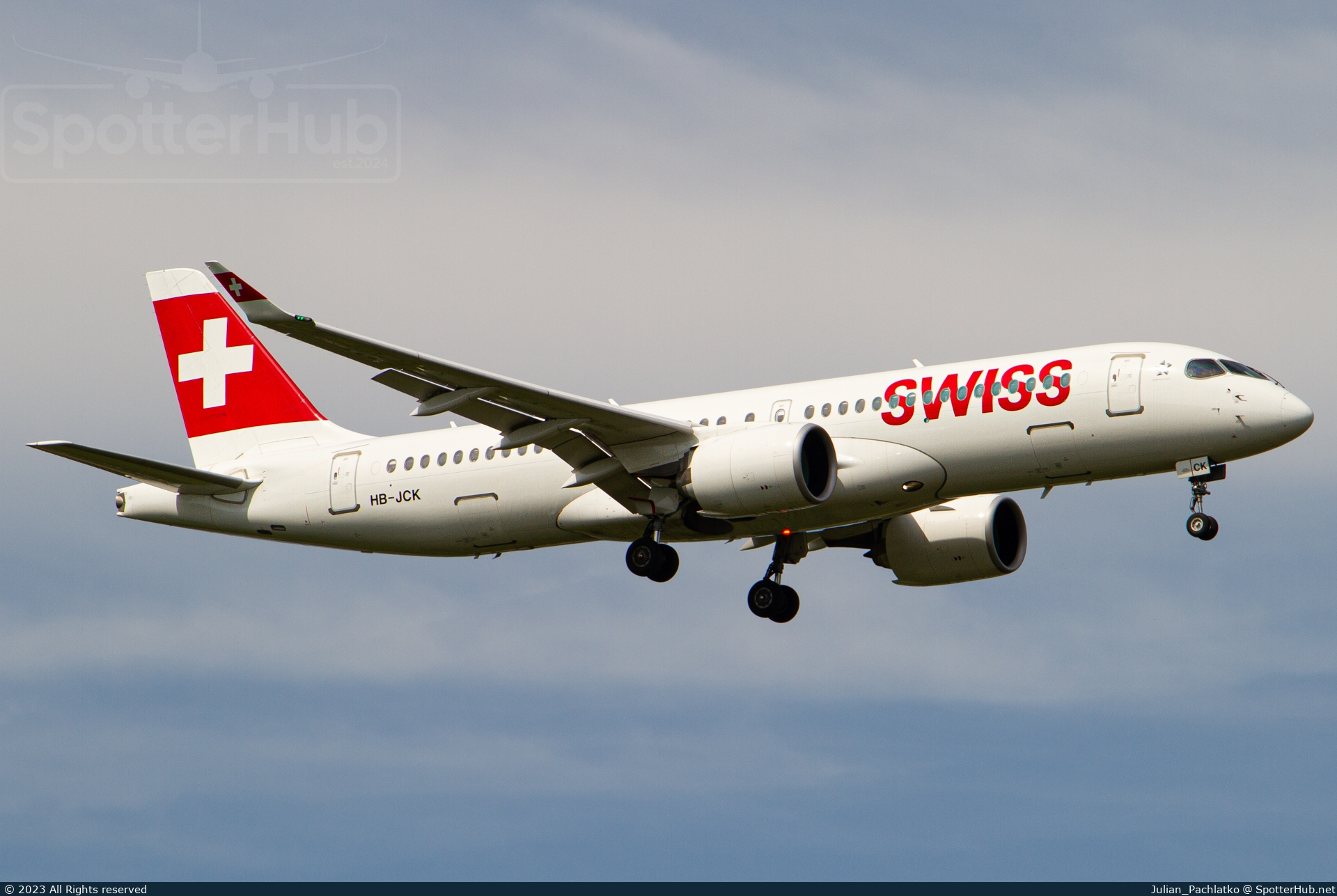 Photo of HB-JCK - Airbus A220-300 operated by Swiss International Air Lines