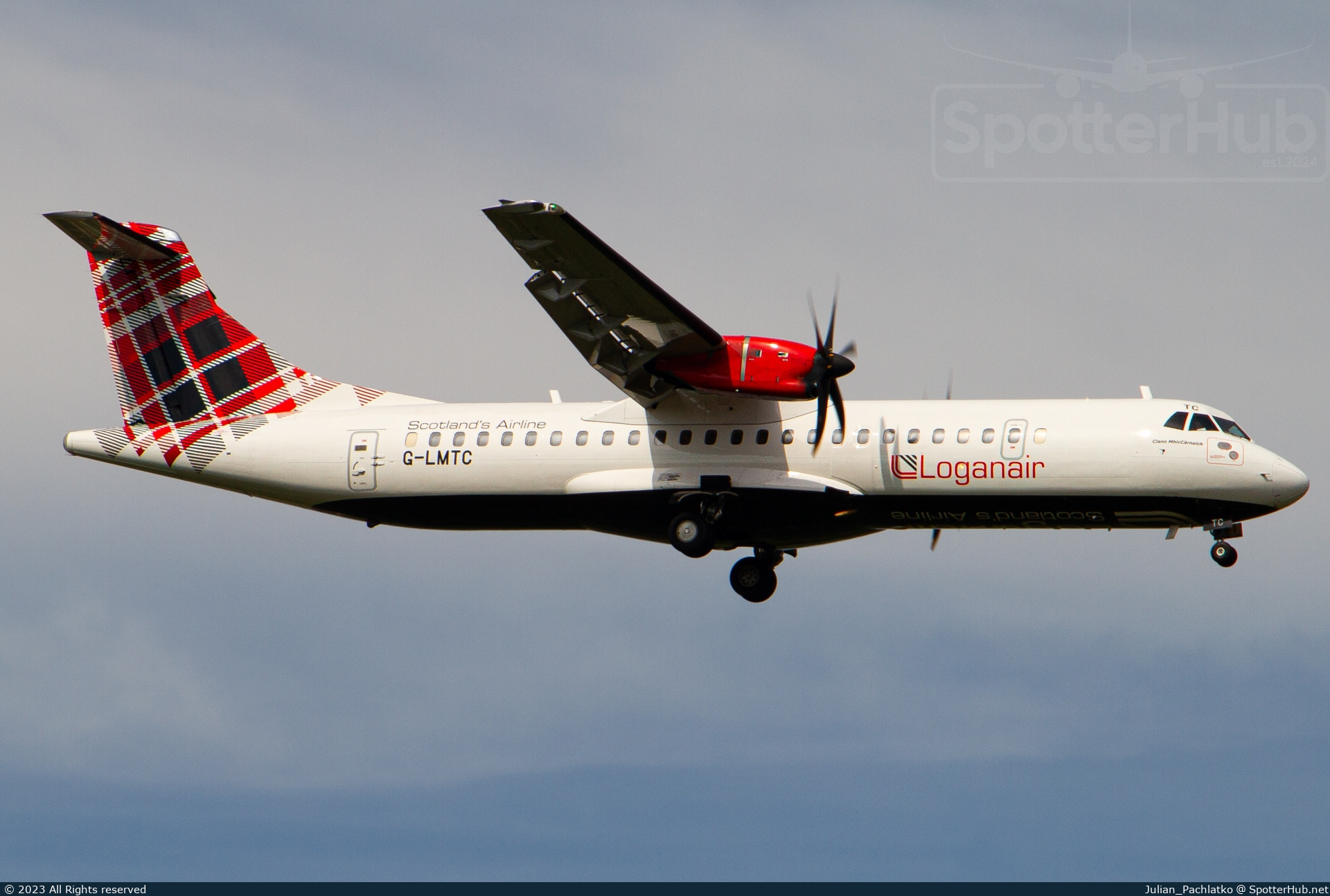 Photo of G-LMTC - ATR 72-600 operated by Loganair