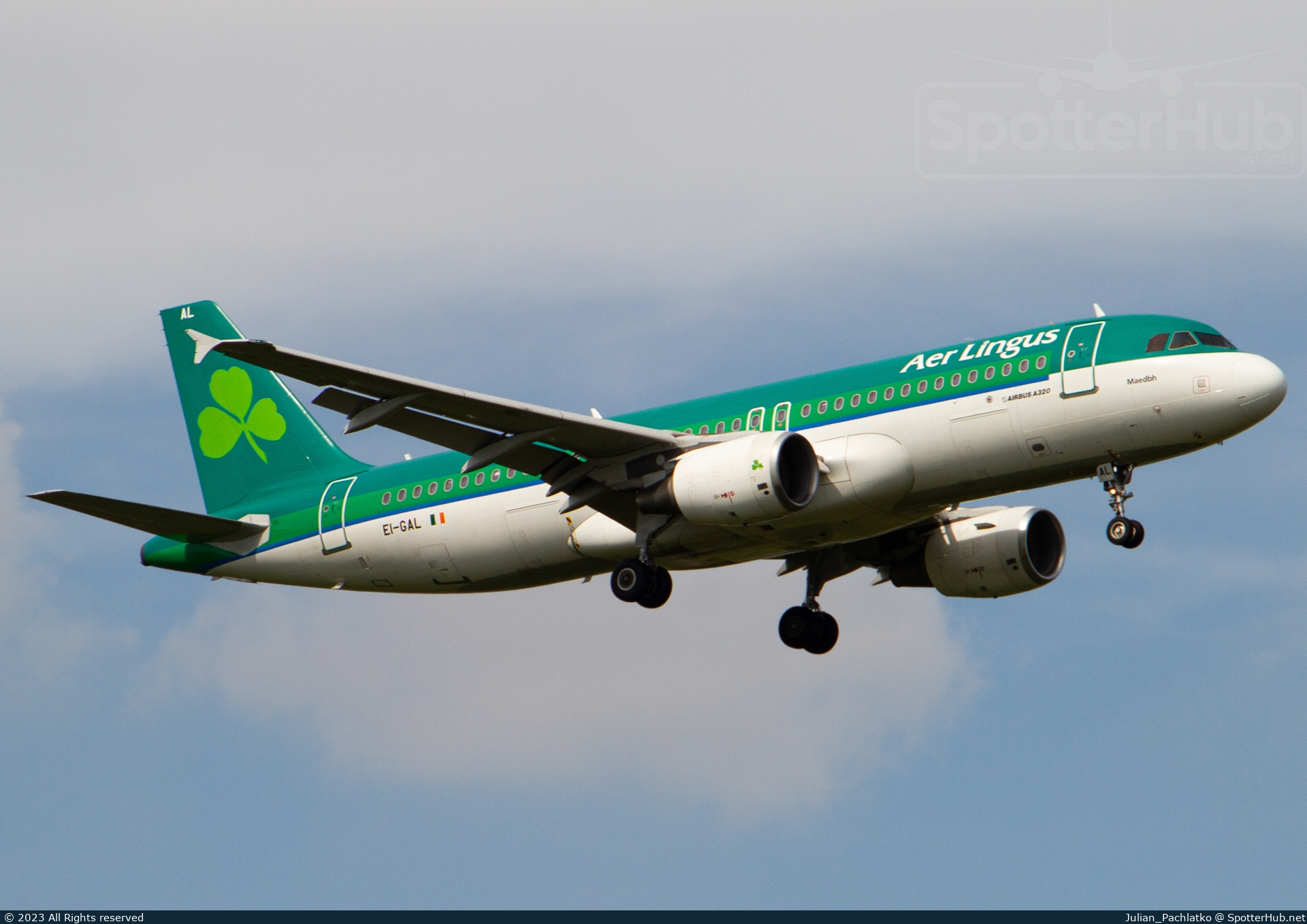 Photo of EI-GAL - Airbus A320-214 operated by Aer Lingus