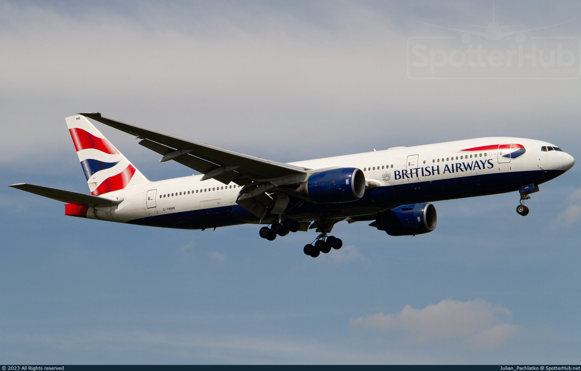 Photo of G-YMMK - Boeing 777-236(ER) operated by British Airways