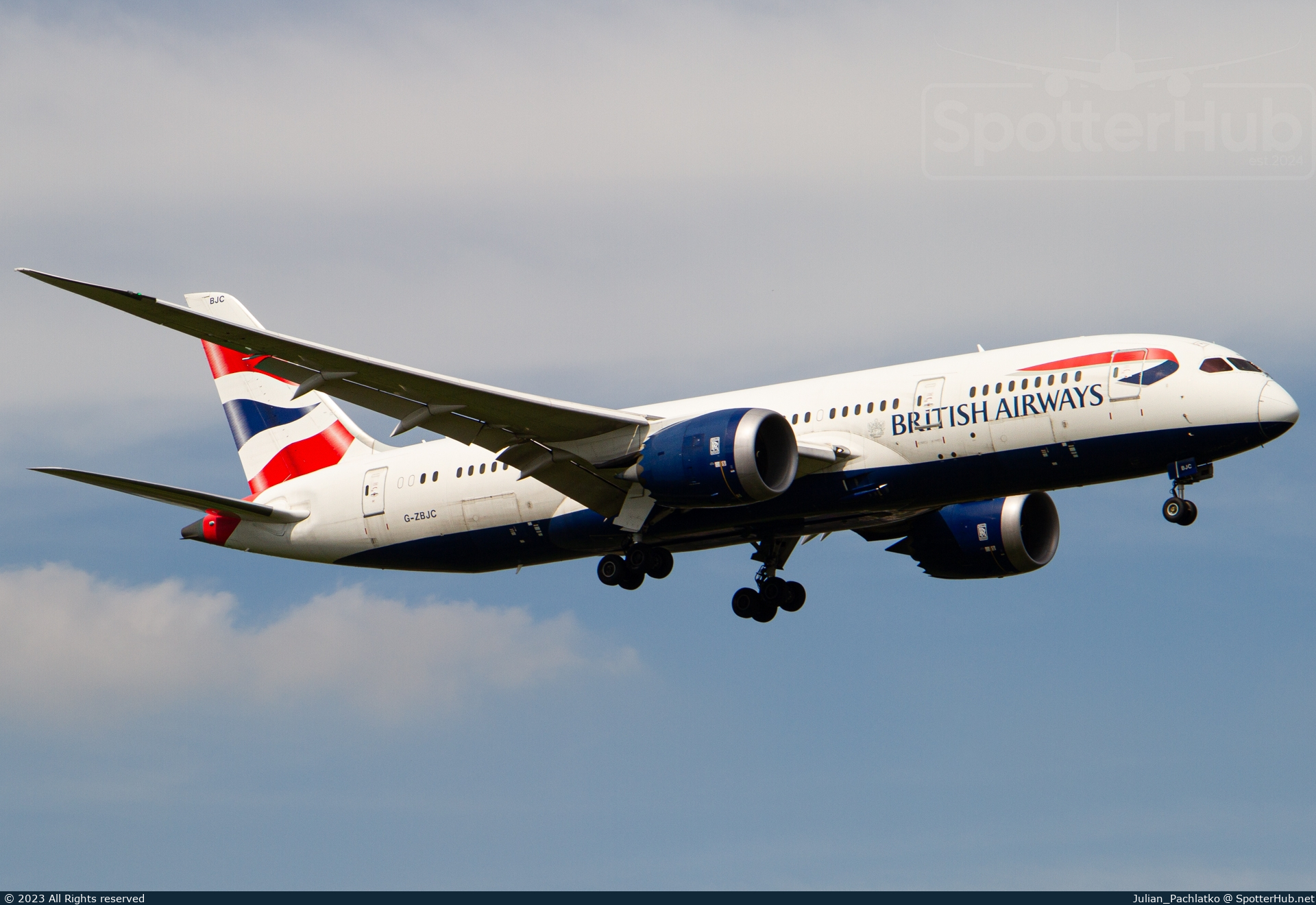 Photo of G-ZBJC - Boeing 787-8 Dreamliner operated by British Airways