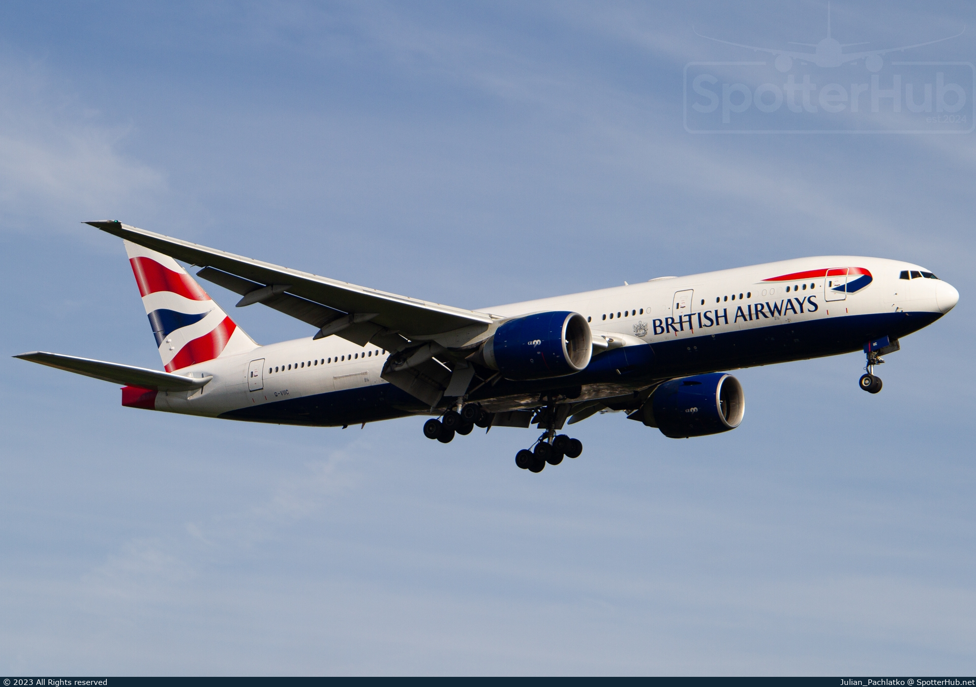 Photo of G-VIIC - Boeing 777-236(ER) operated by British Airways