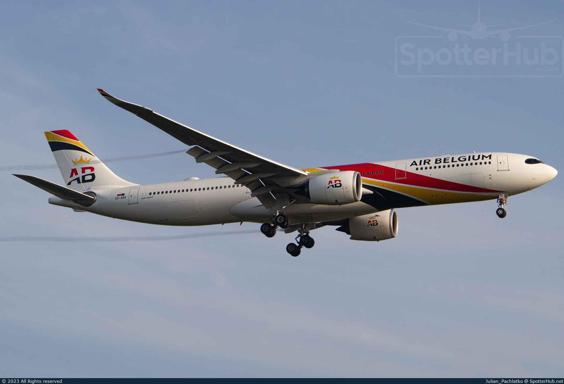 Photo of OO-ABG - Airbus A330-941 operated by Air Belgium