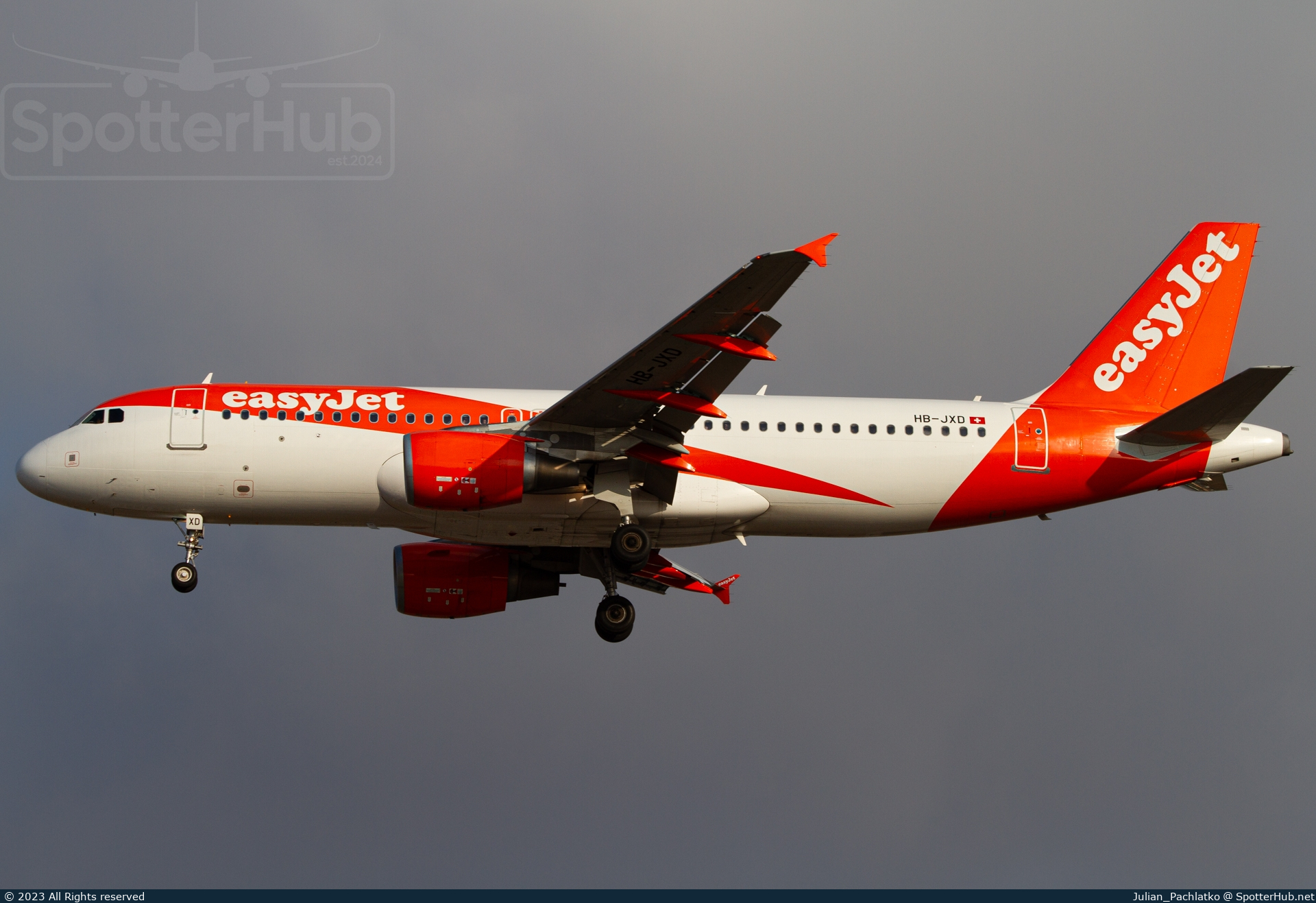 Photo of HB-JXD - Airbus A320-214 operated by easyJet Switzerland