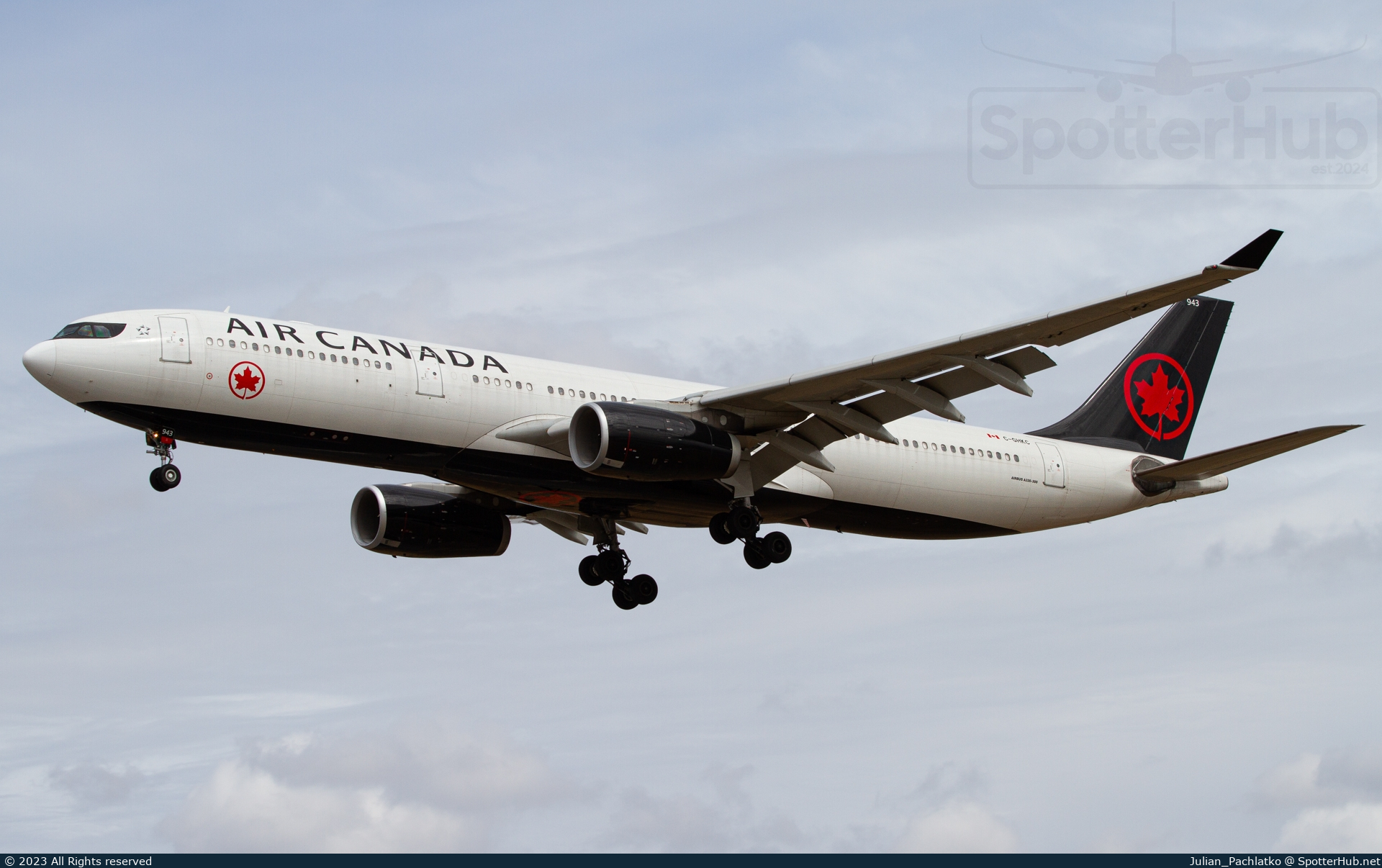 Photo of C-GHKC - Airbus A330-343 operated by Air Canada