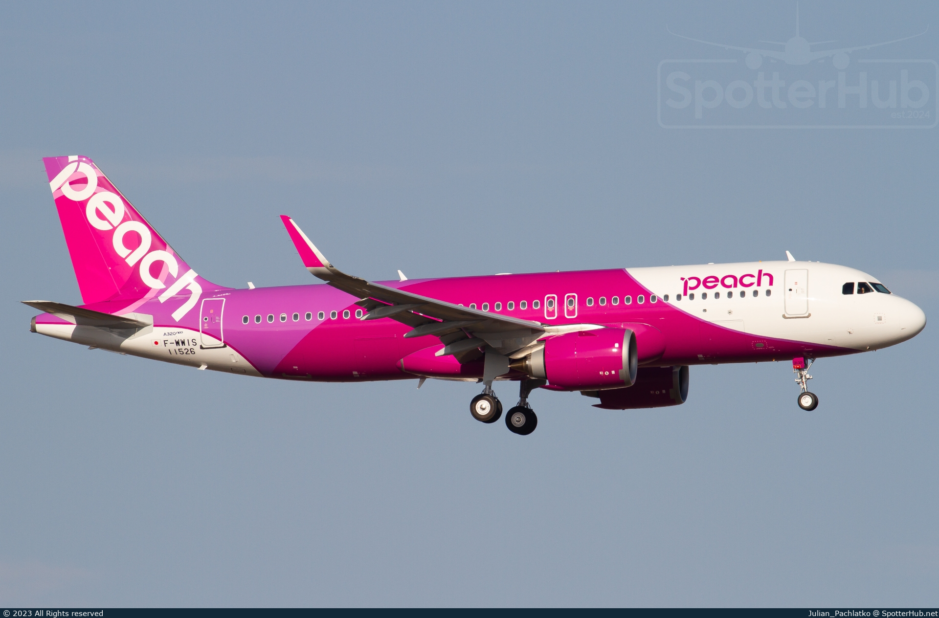 Photo of F-WWIS - Airbus A320-251N operated by Peach Aviation