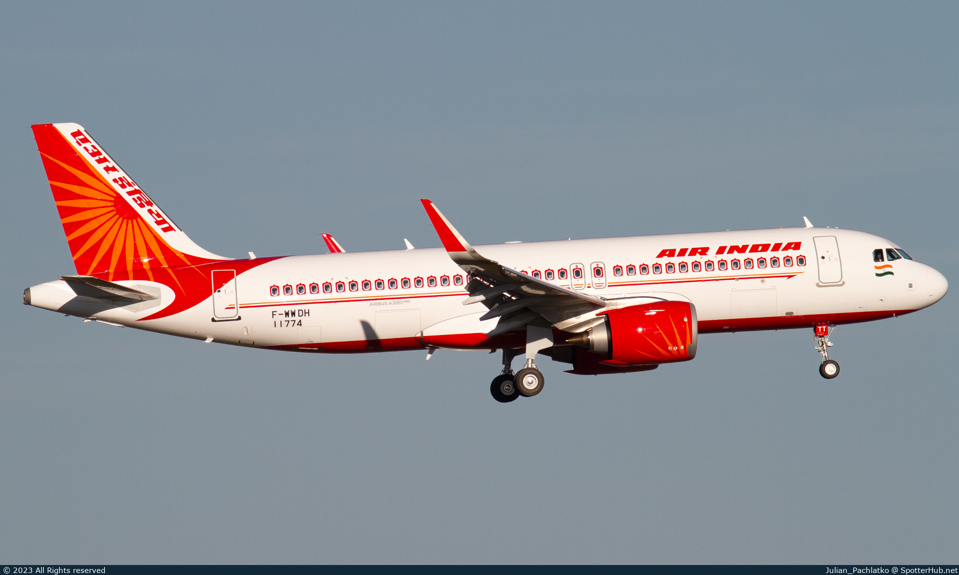 Photo of F-WWDH - Airbus A320-251N operated by Air India