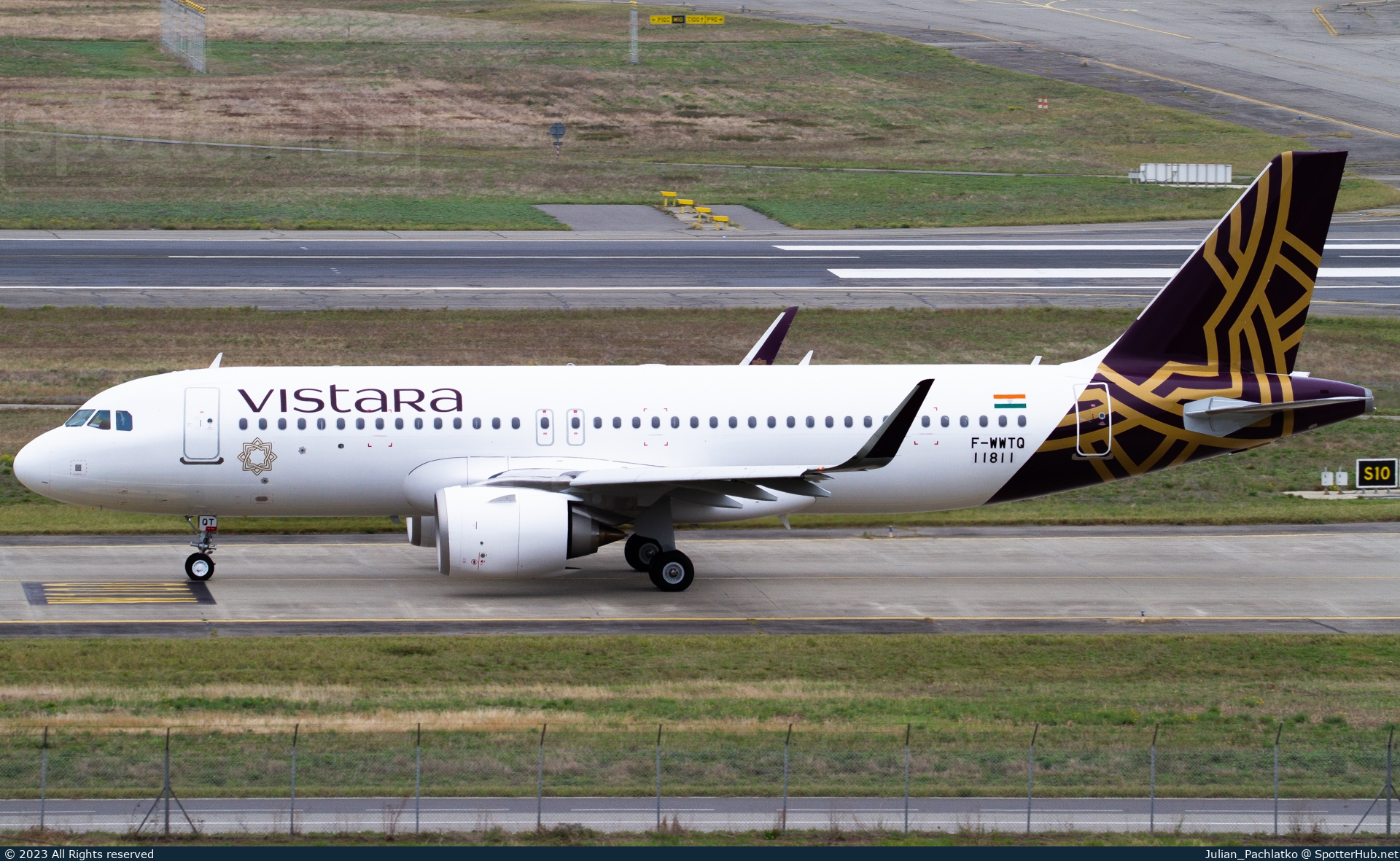 Photo of F-WWTQ - Airbus A320-251N operated by Vistara