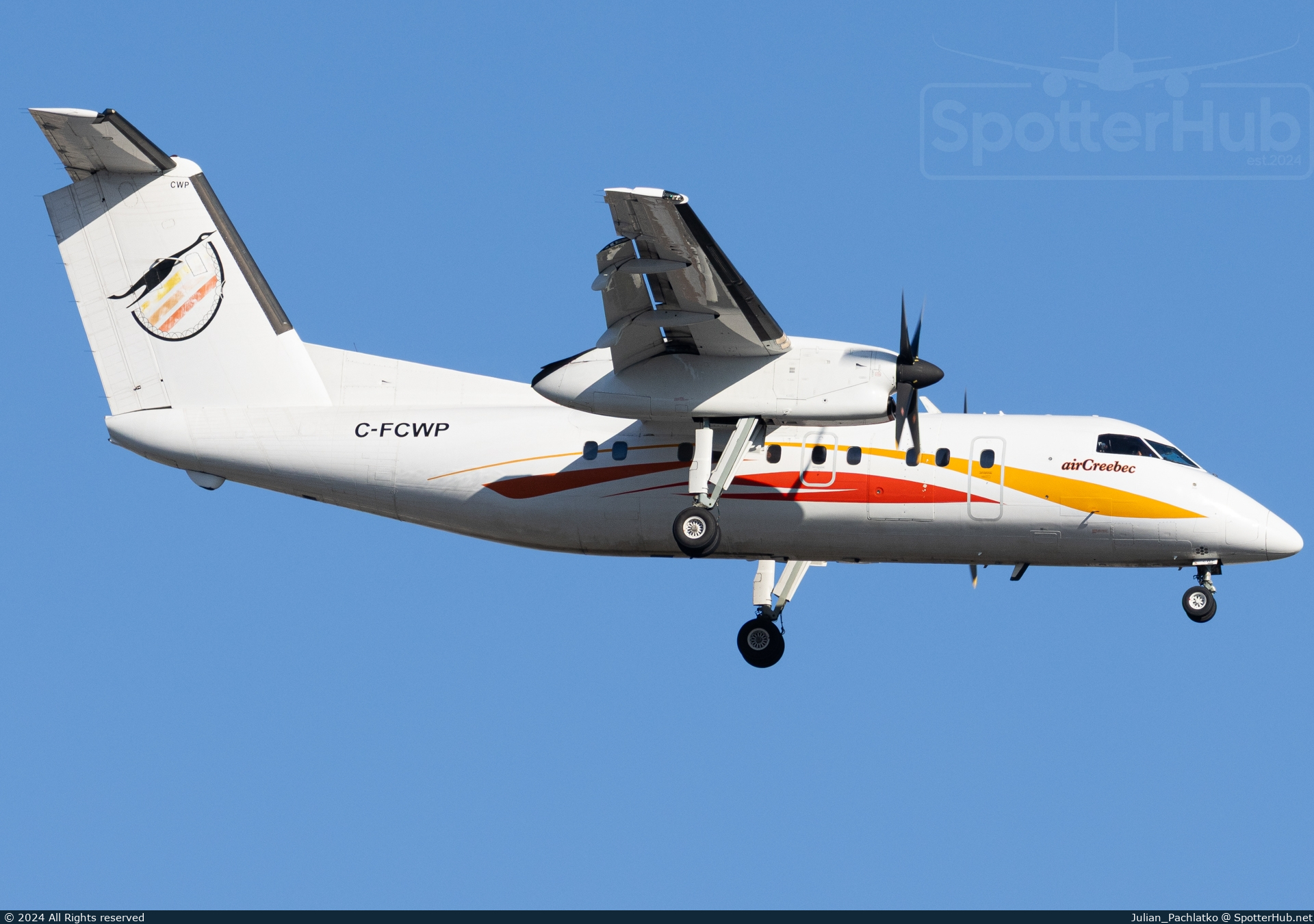 Photo of C-FCWP - De Havilland Canada DHC-8-102 Dash 8 operated by Air Creebec