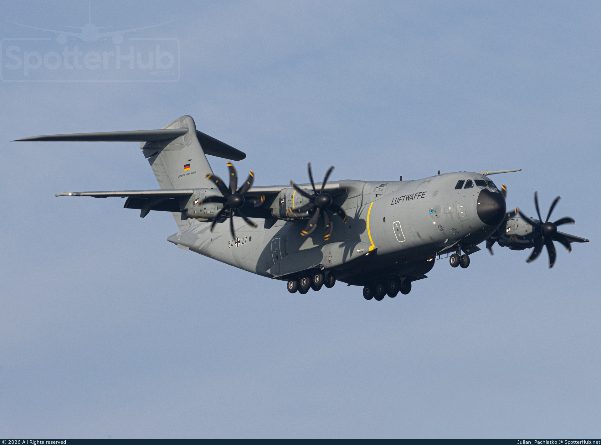 Photo of 54+27 - Airbus A400M Atlas operated by German Air Force
