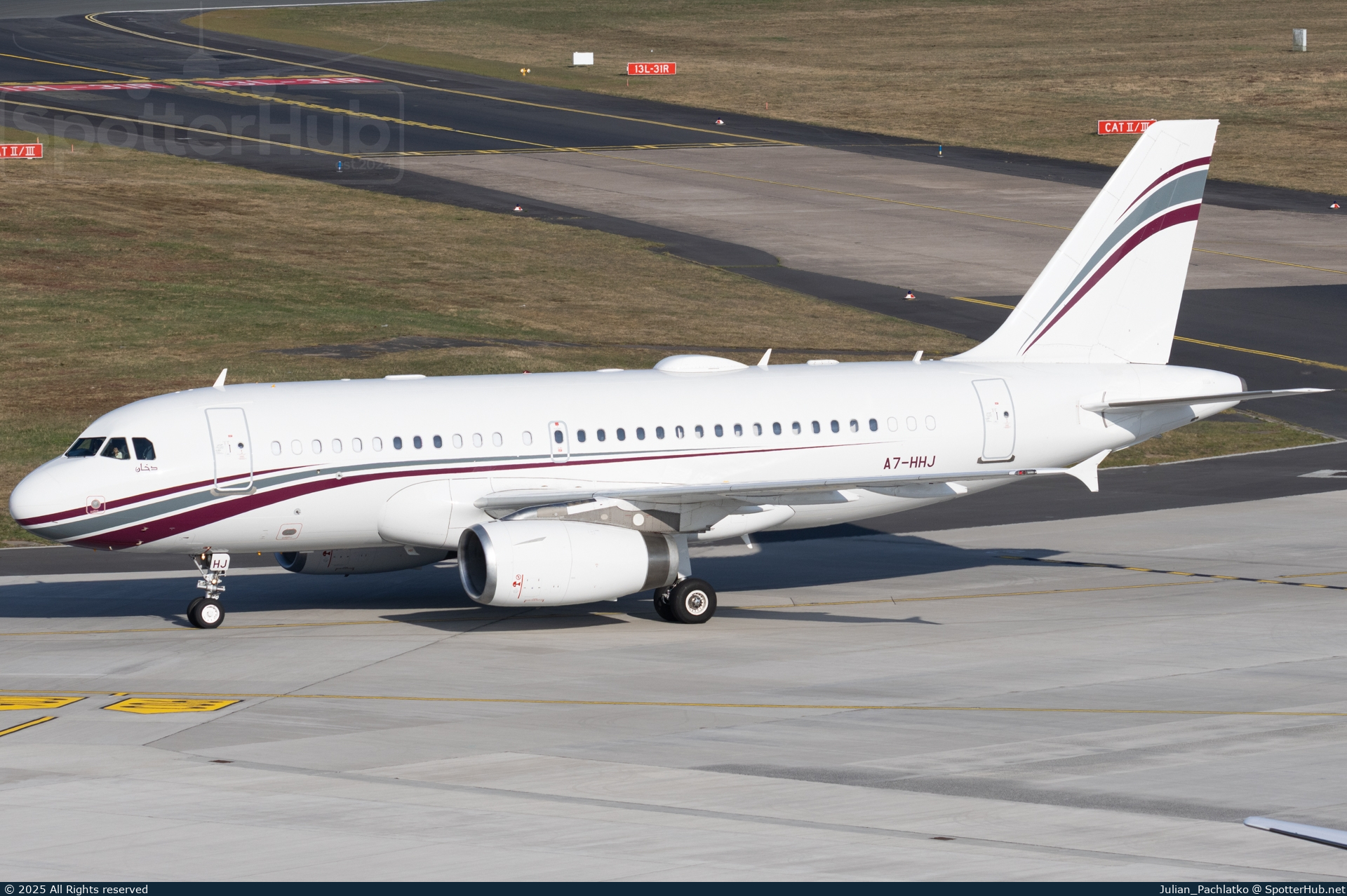 Photo of A7-HHJ - Airbus A319-133(CJ) operated by Qatar Amiri Flight