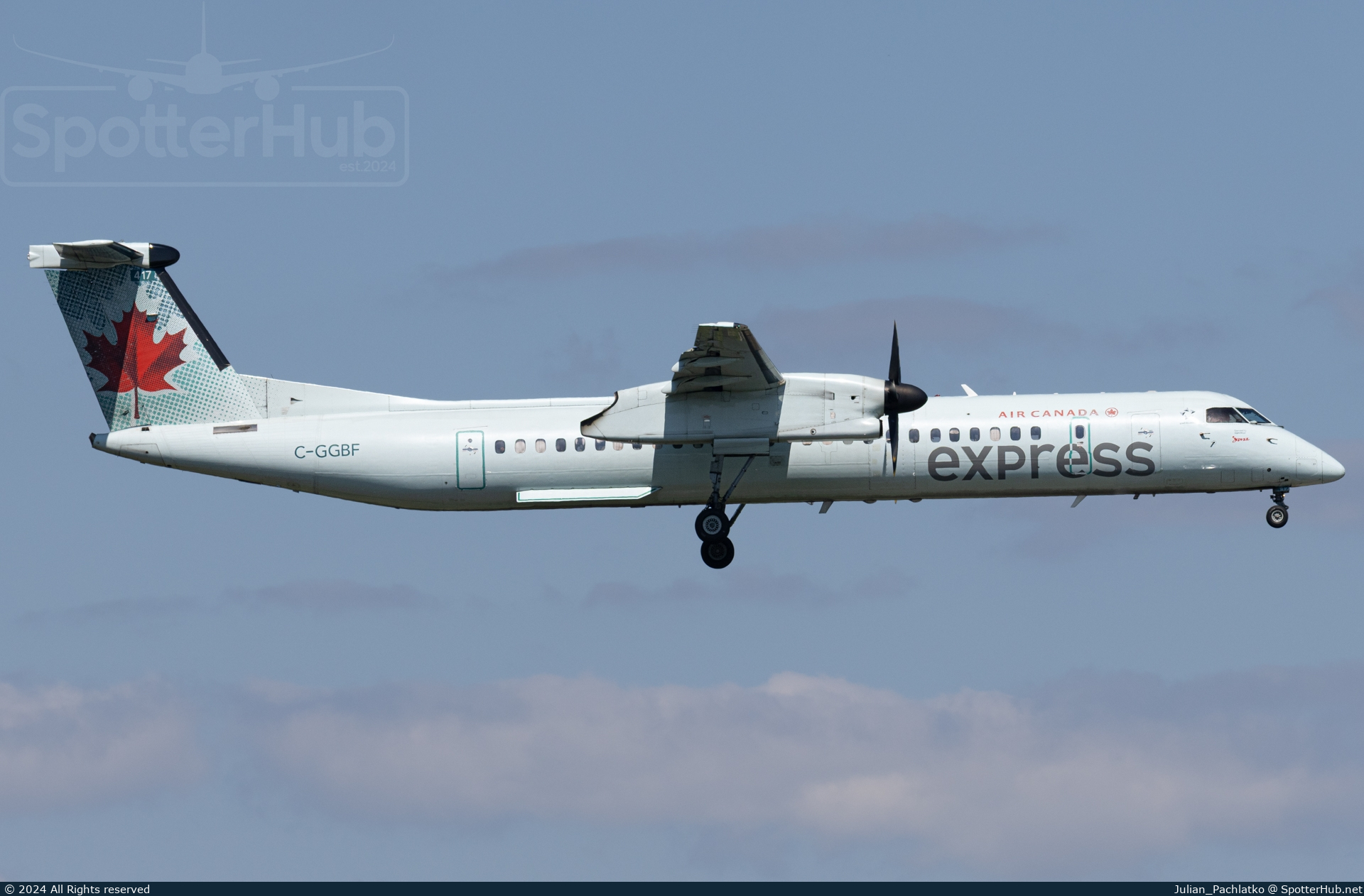 Photo of C-GGBF - Bombardier DHC-8-402 Dash 8 Q400 operated by Air Canada Express (opb Jazz Air)