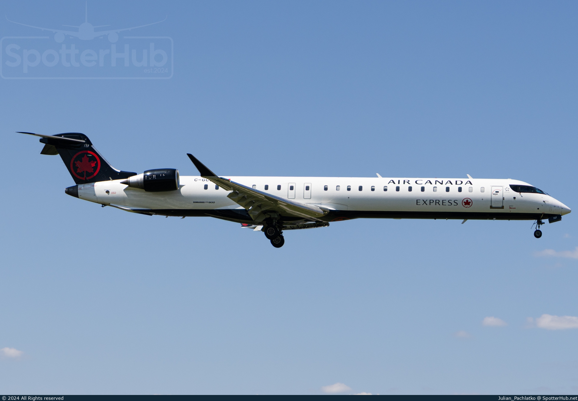 Photo of C-GCJZ - Bombardier CRJ-900LR operated by Air Canada Express (opb Jazz Air)