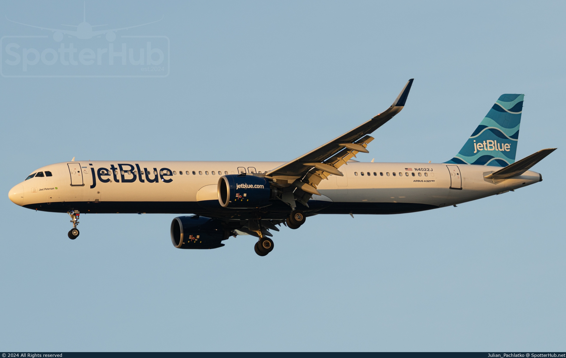 Photo of N4022J - Airbus A321-271NX operated by jetBlue Airways