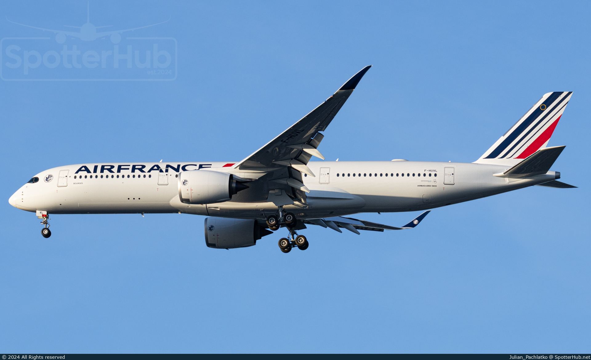 Photo of F-HUVL - Airbus A350-941 operated by Air France