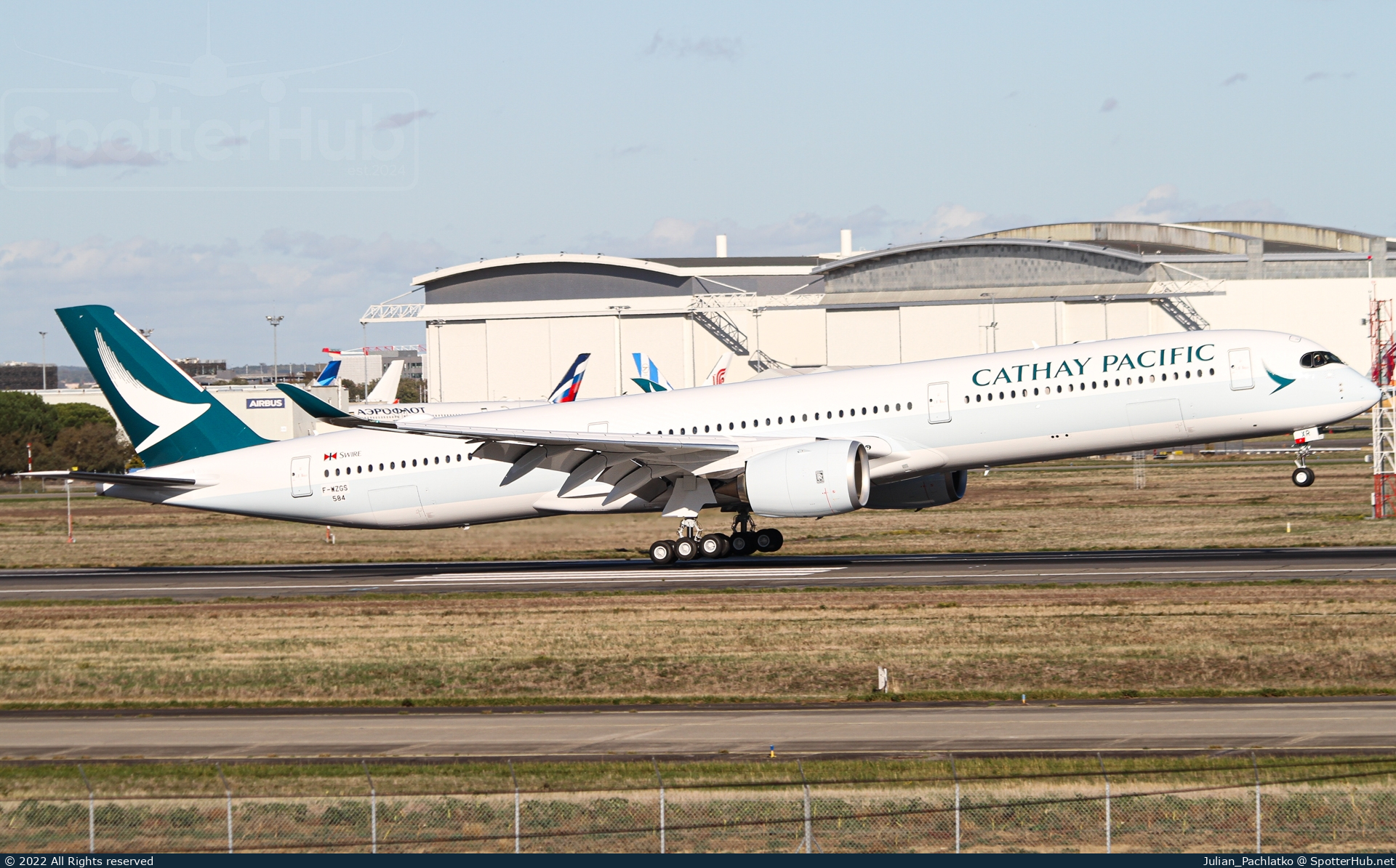 Photo of F-WZGS - Airbus A350-1041 operated by Cathay Pacific Airways