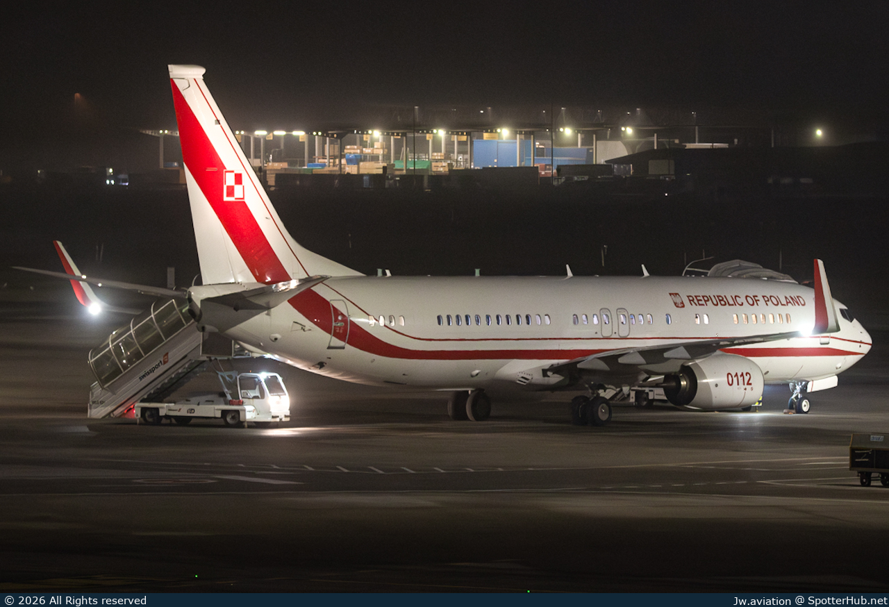 Photo of 0112 - Boeing 737-8TV(BBJ2) operated by Polish Air Force