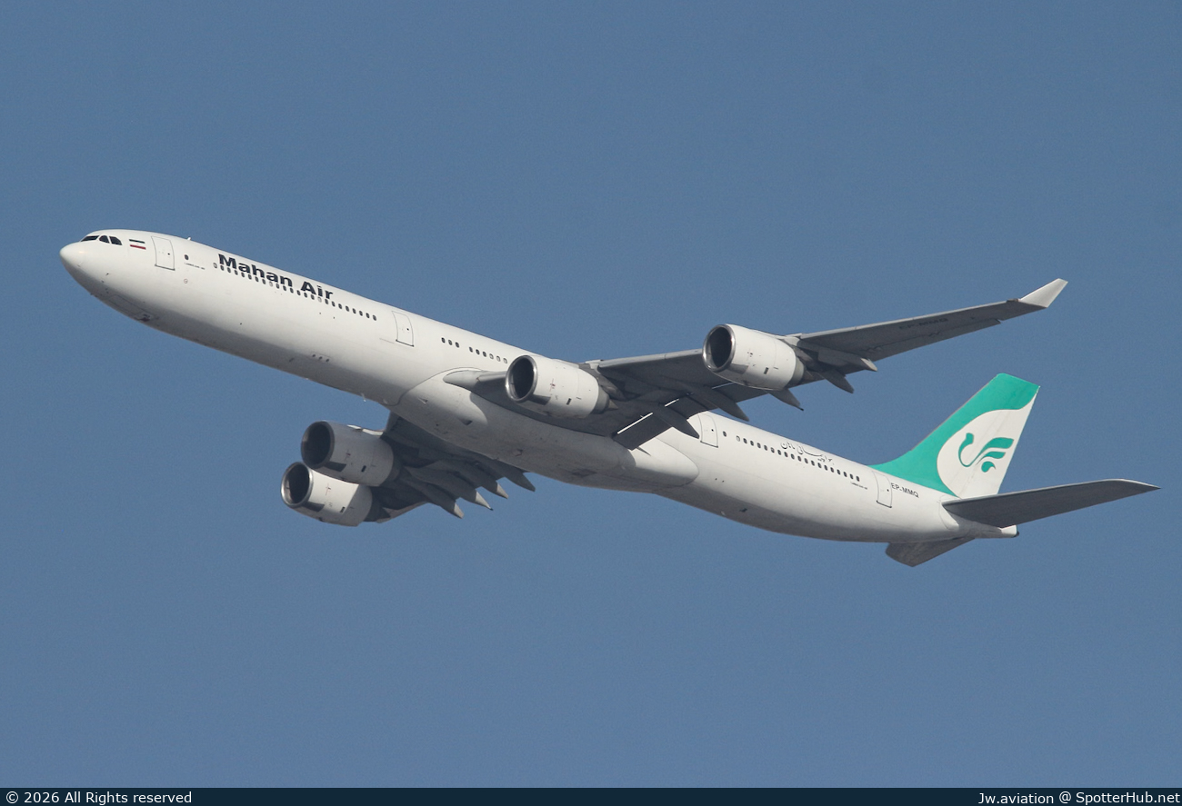 Photo of EP-MMQ - Airbus A340-642 operated by Mahan Air